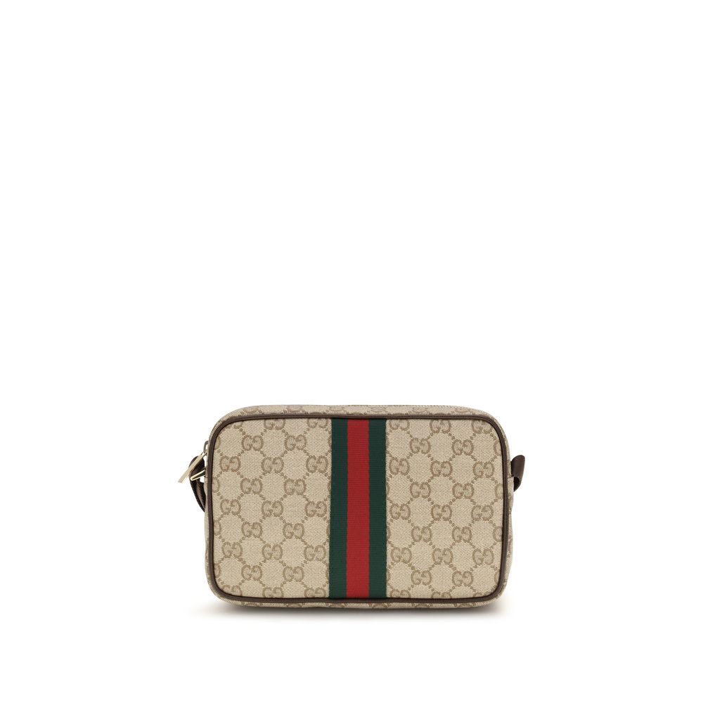 Gucci Beige Cotton Shoulder Bag - Men