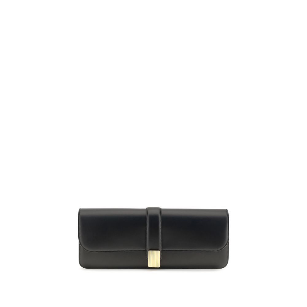 Black Calf Leather Bos Taurus Clutch Bag