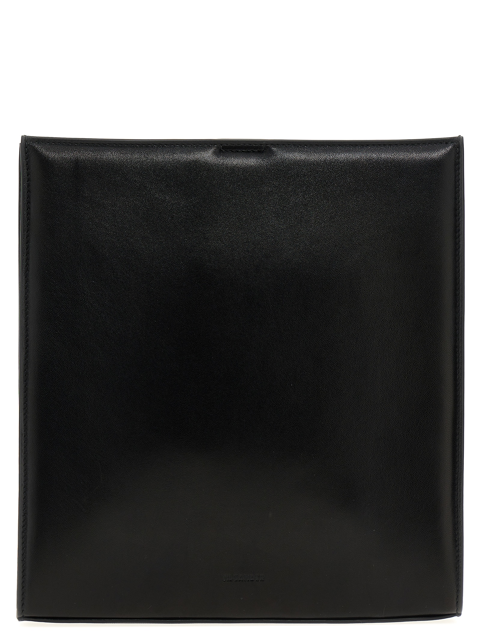 Black Calfskin Crossbody Bag