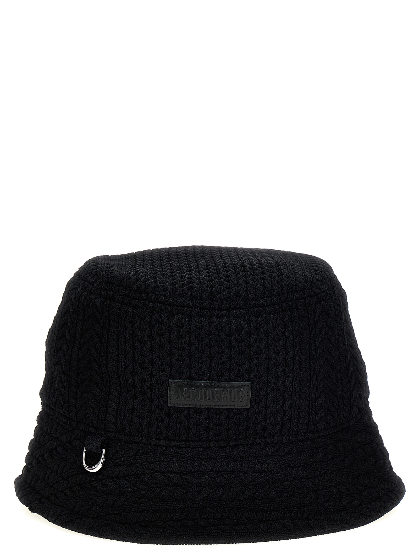 Black Viscose Bucket Hat