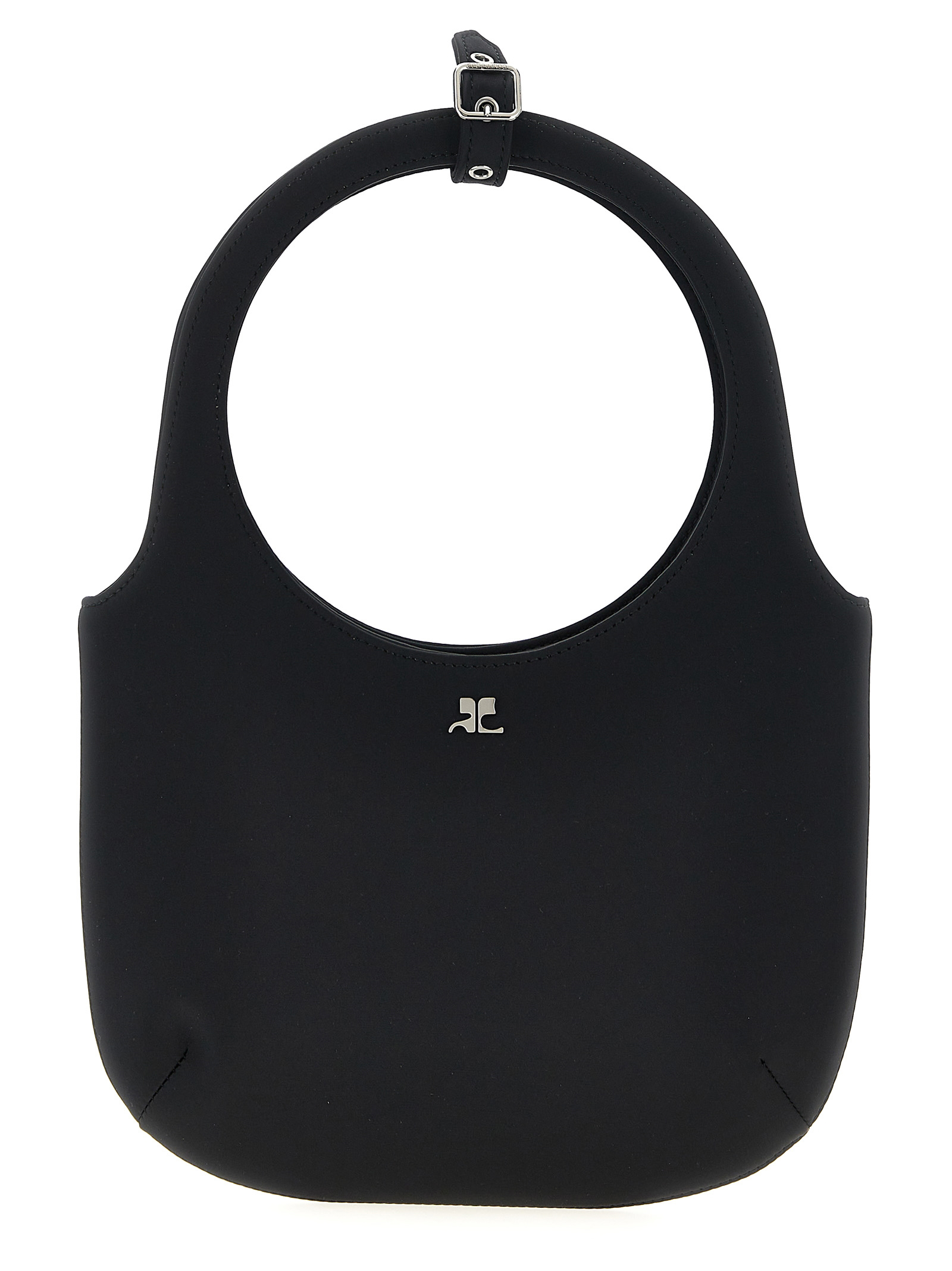 Black Polyester Handbag