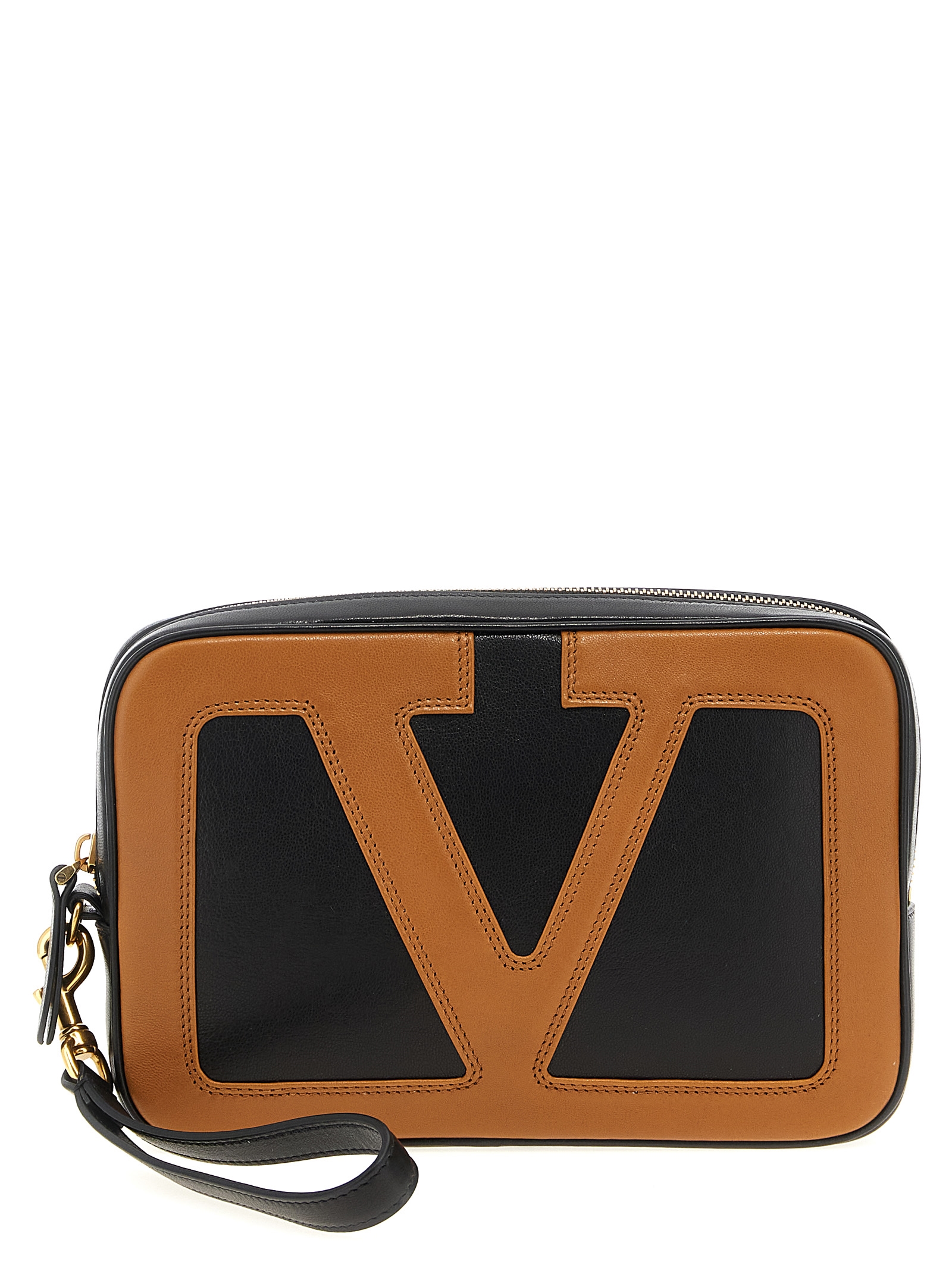 Valentino Garavani Multicolor Lamb Leather Clutch Bag - Men