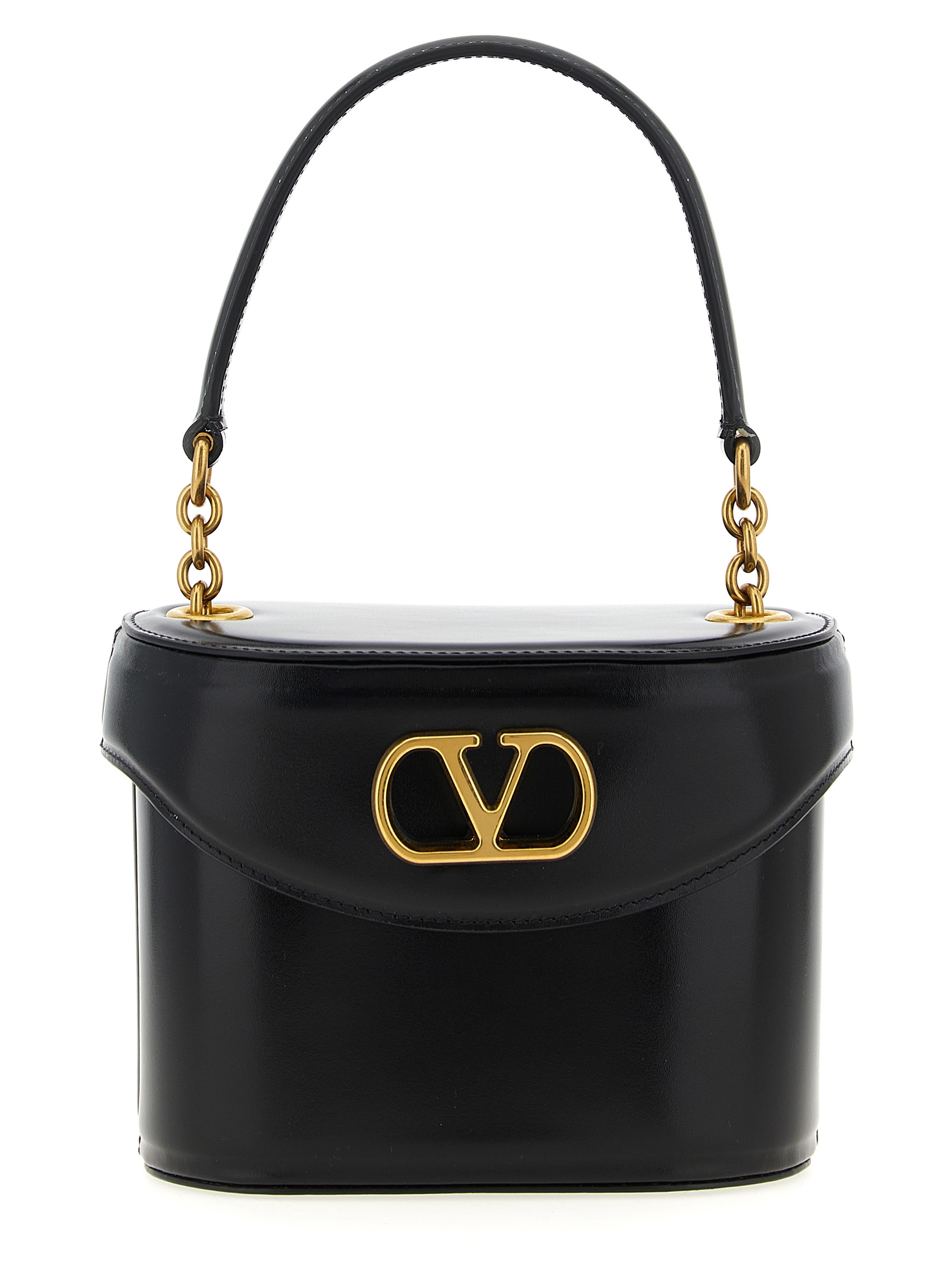 Valentino Garavani Black Calfskin Crossbody Bag - Women