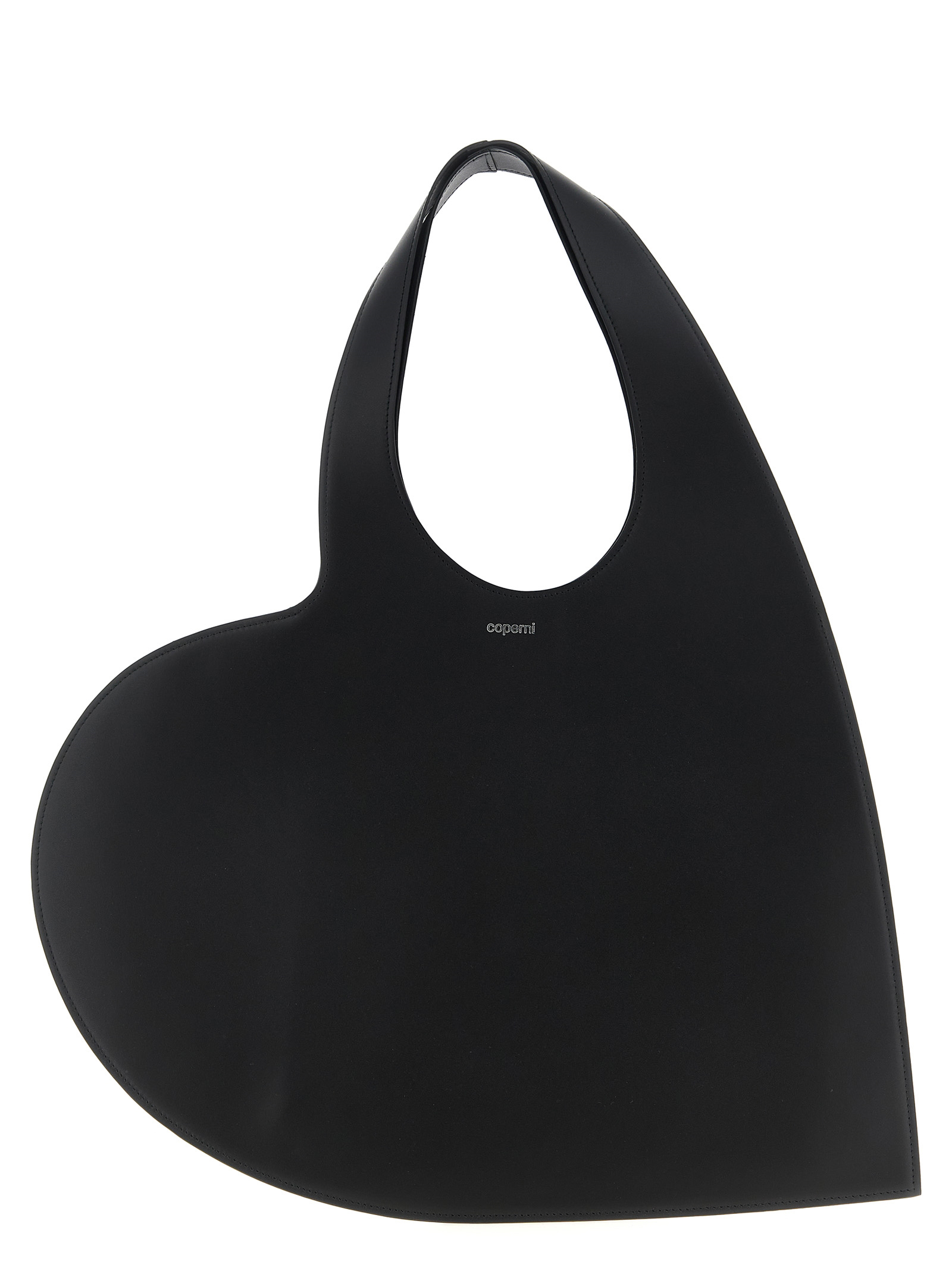Black Cowhide Shoulder Bag
