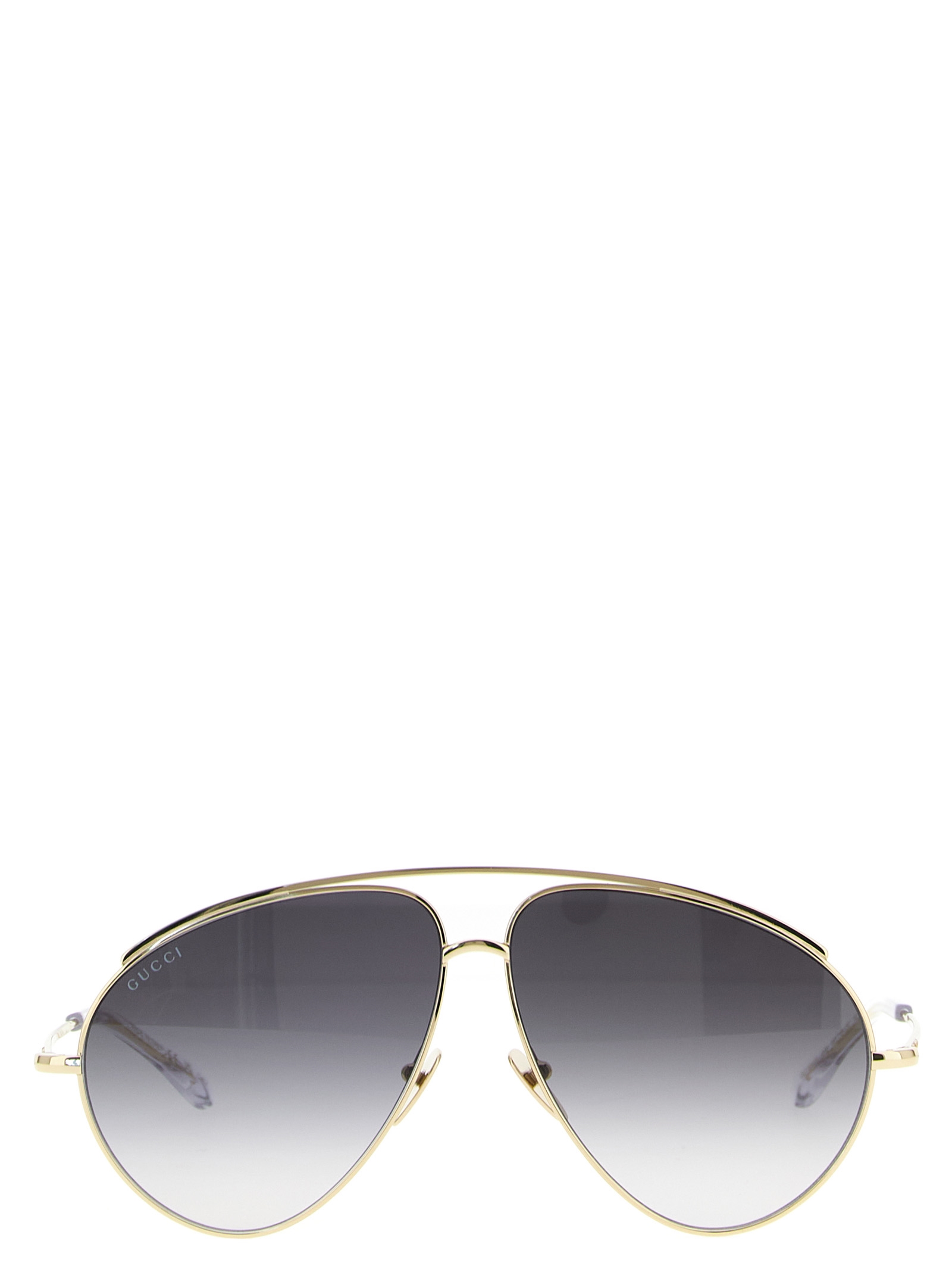 Gucci Gold Metal Sunglasses - Women