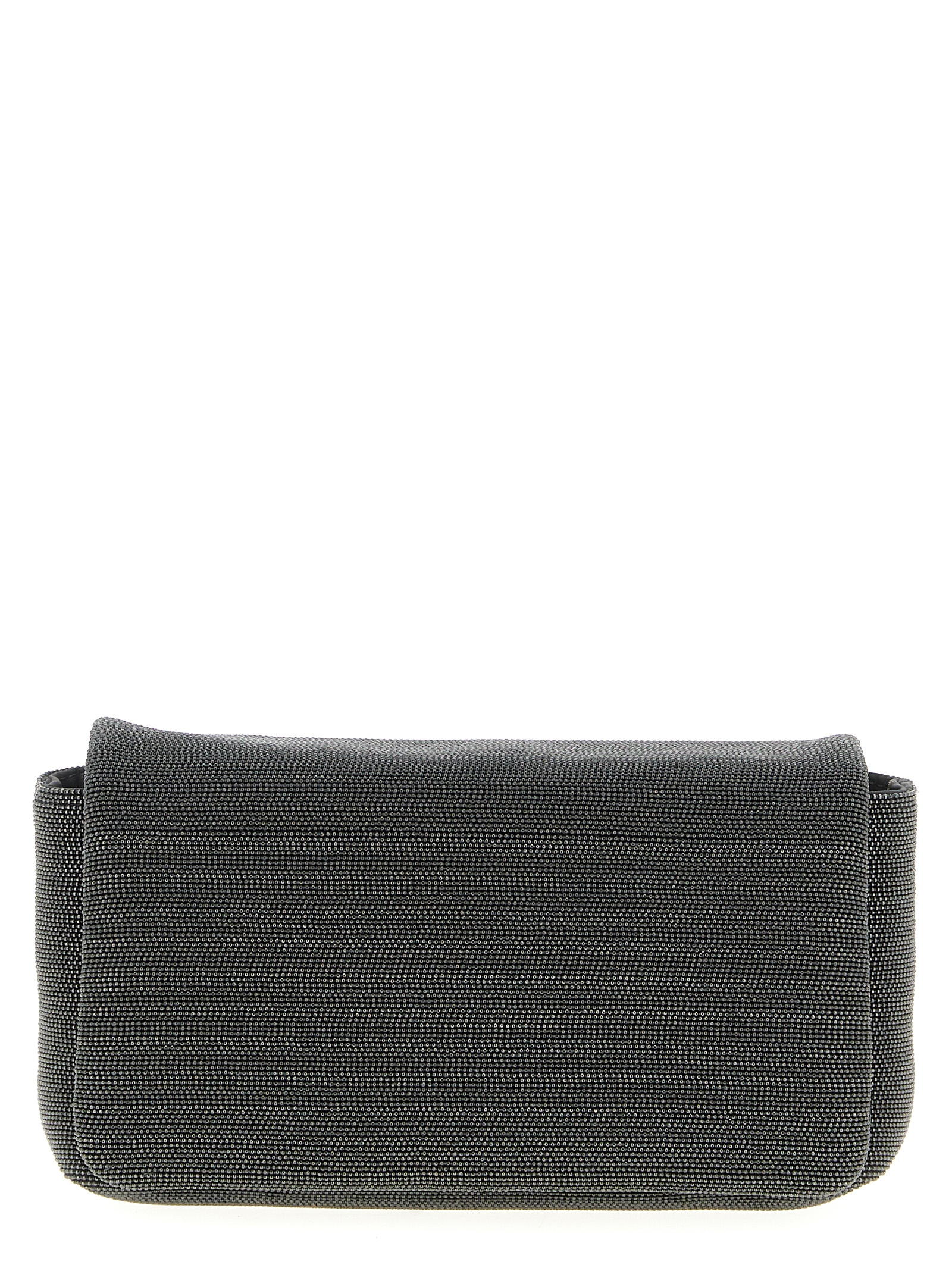 Black Leather Clutch Bag