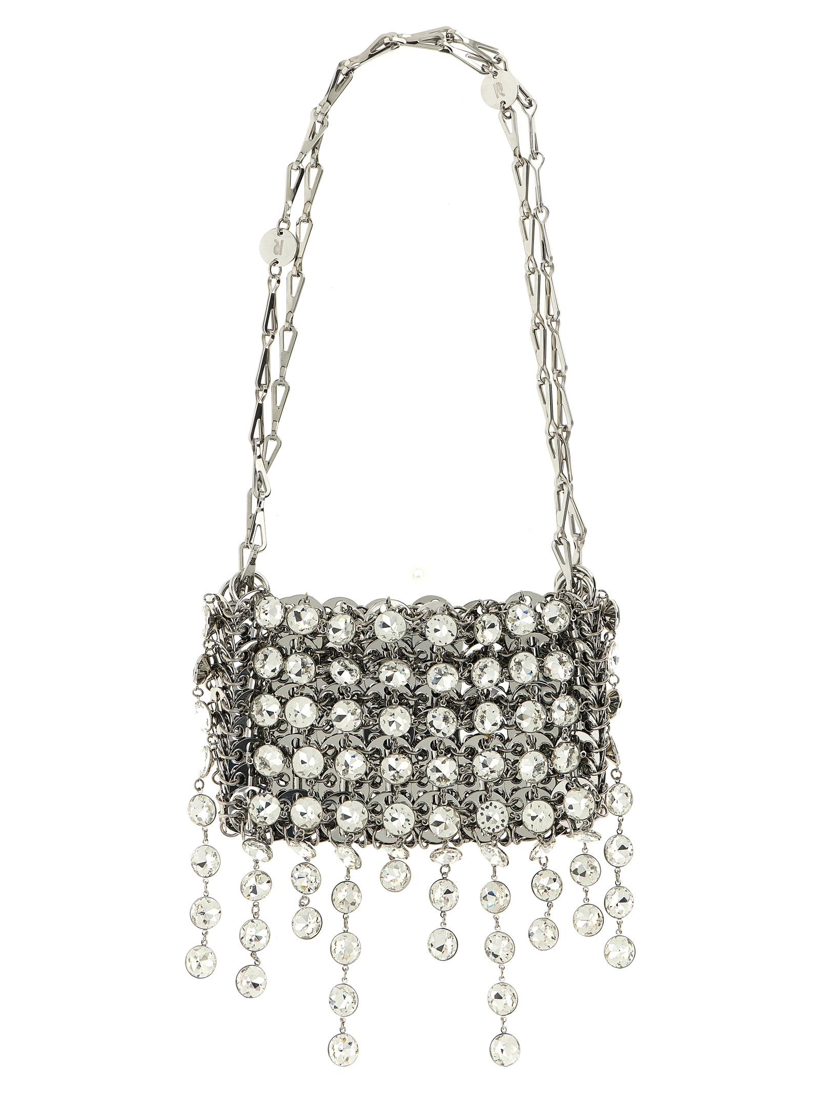 Paco Rabanne Silver Brass Shoulder Bag - Women