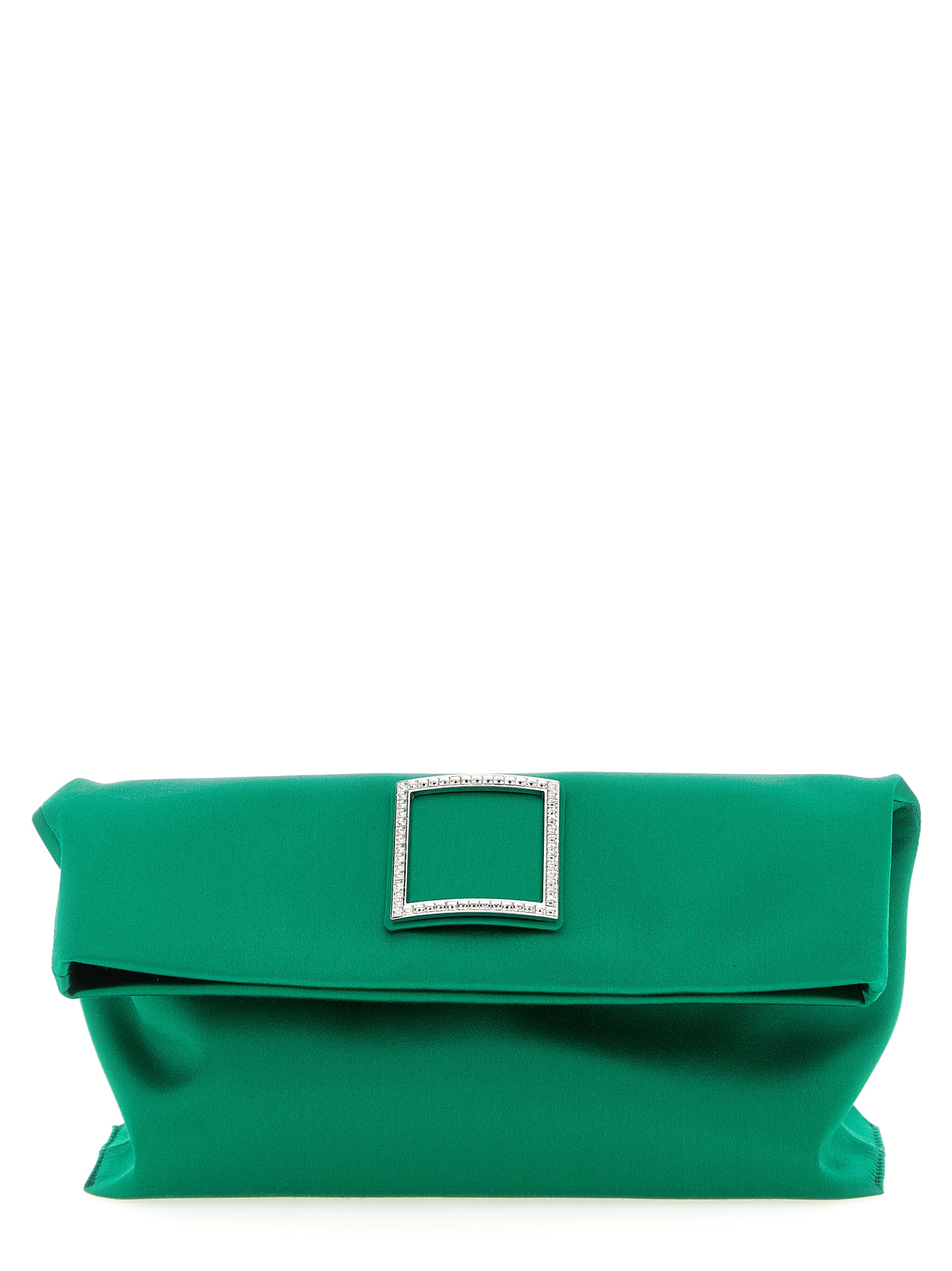 Bicolor Viscose Clutch Bag