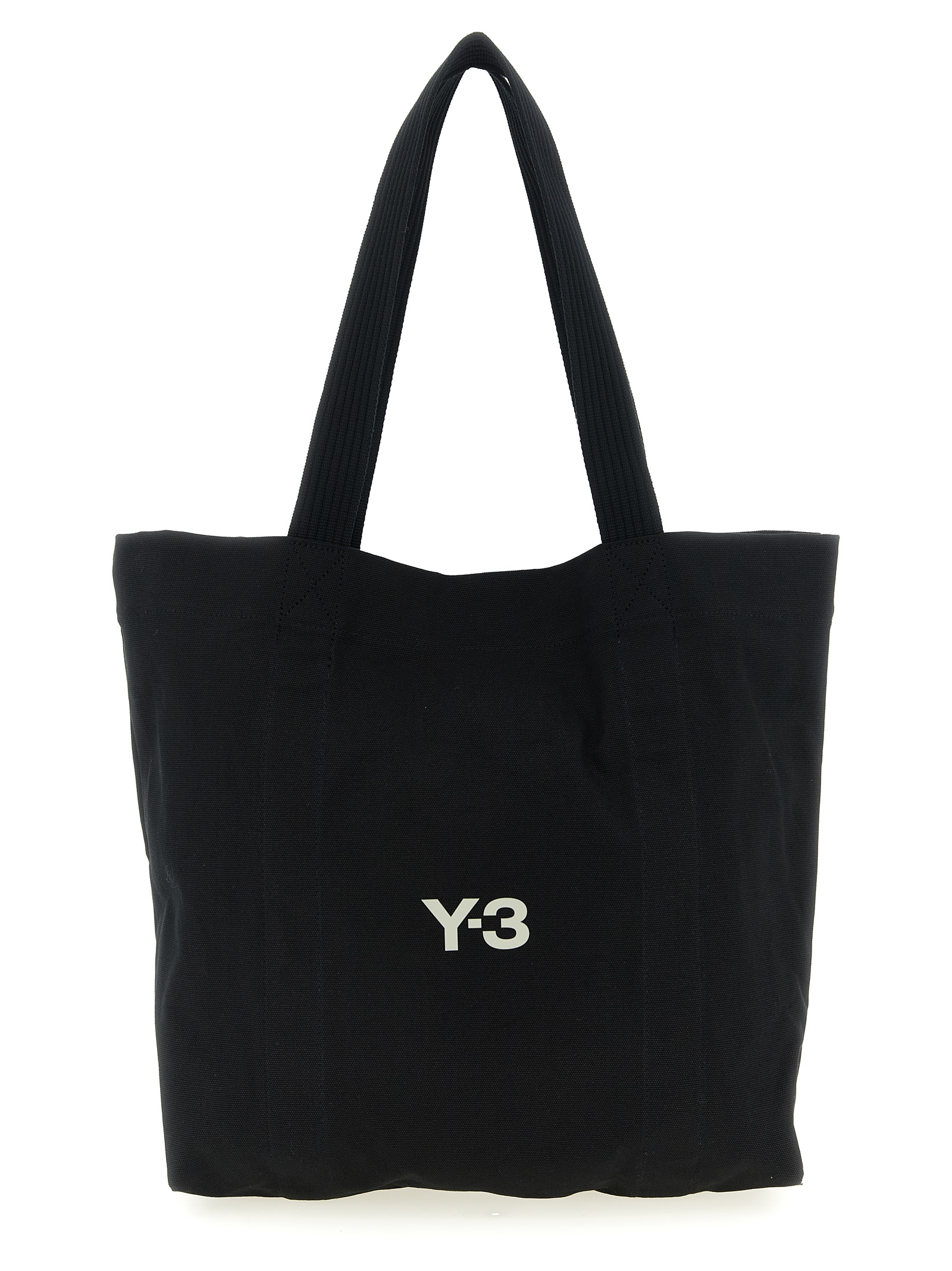Y-3 Black Cotton Tote Bag - Men