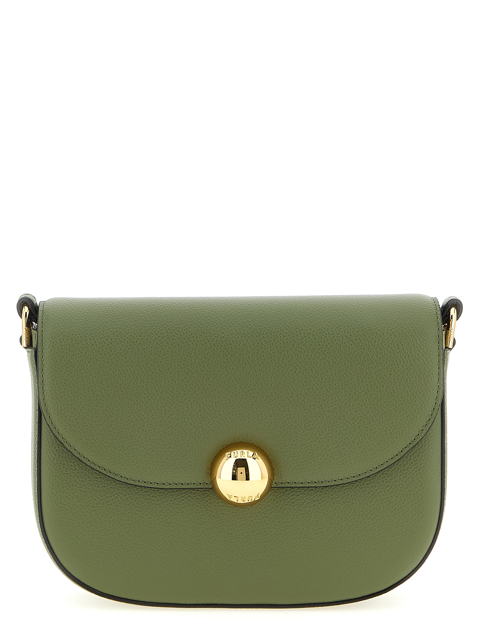 Bicolor Calfskin Crossbody Bag