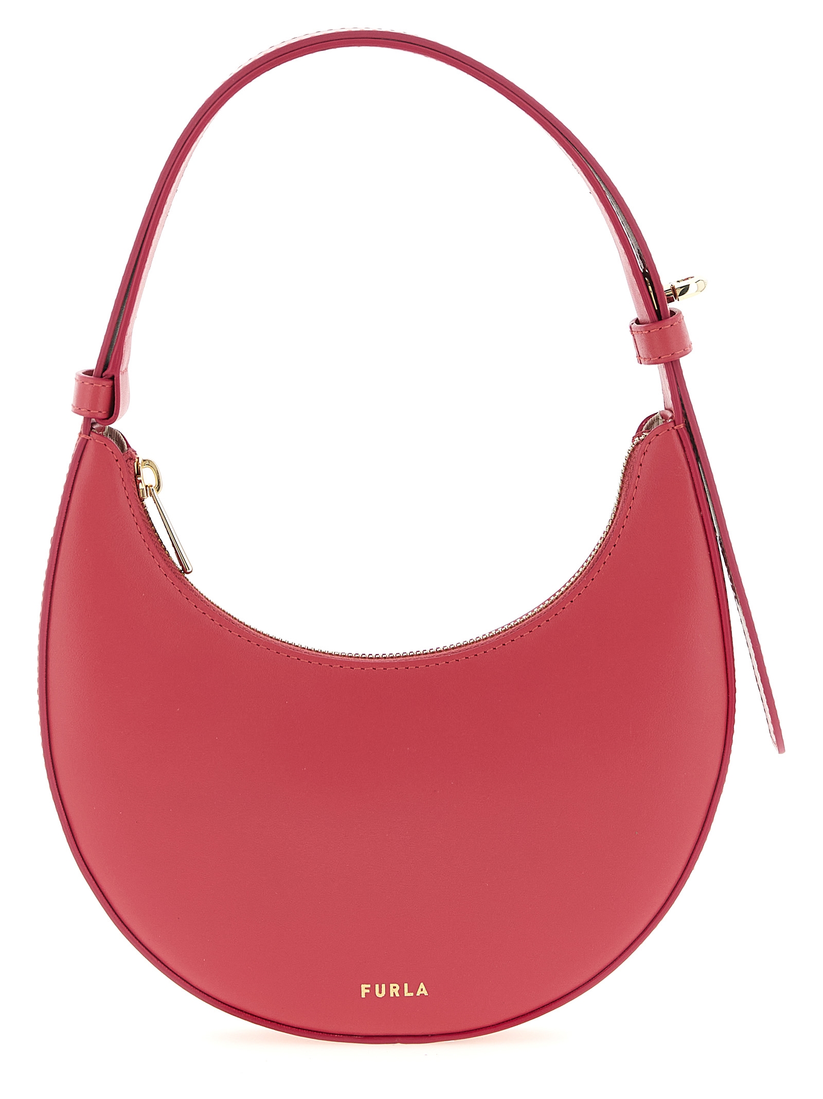 Fuchsia Calfskin Shoulder Bag