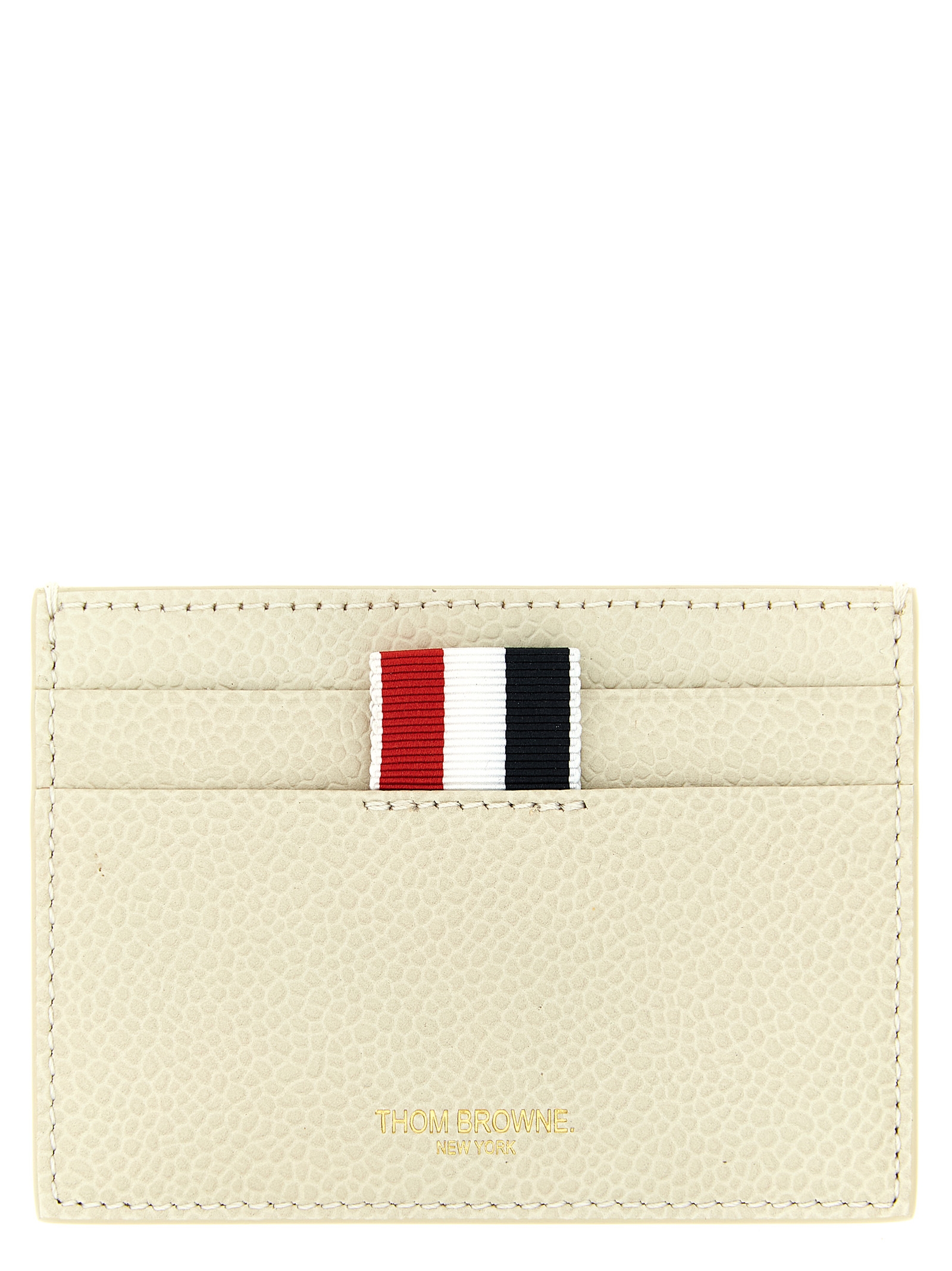 Beige Calfskin Cardholder