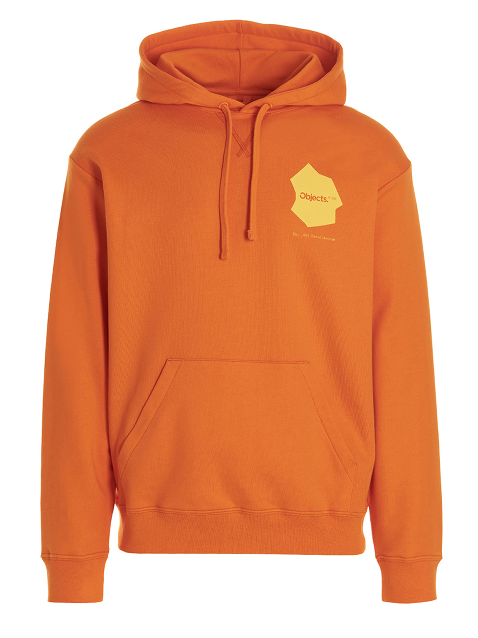 Orange Cotton Sweatshirt