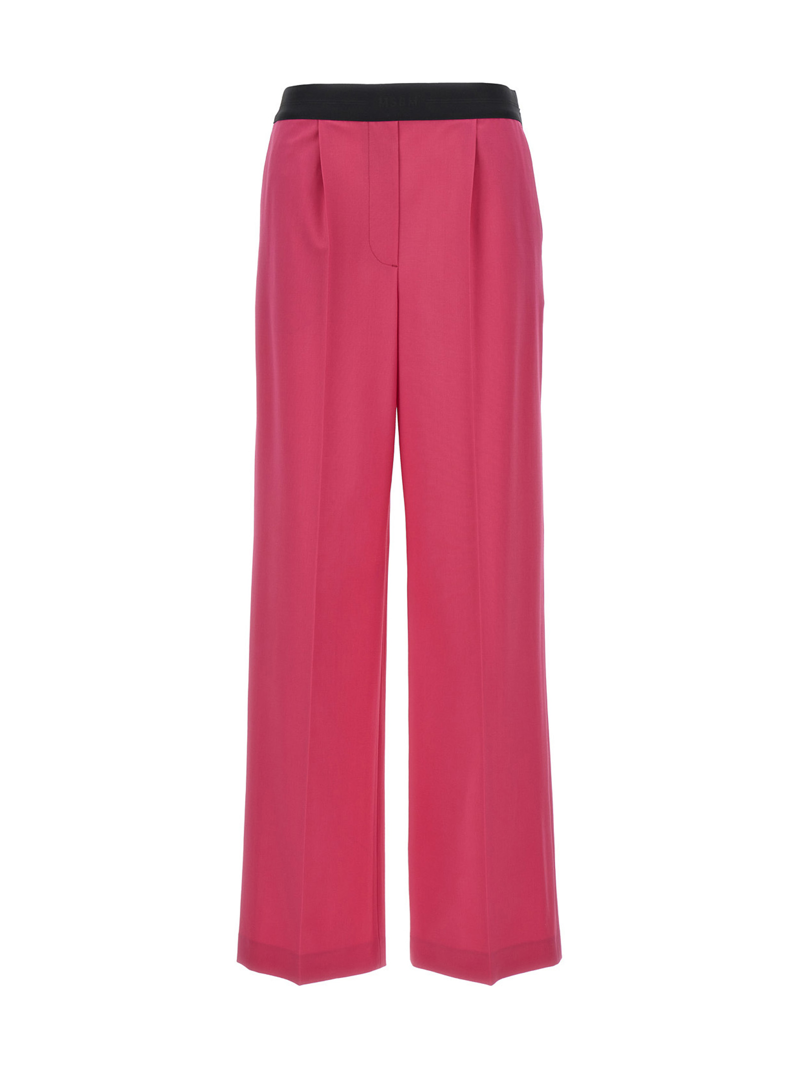 Fuchsia Virgin Wool Pants
