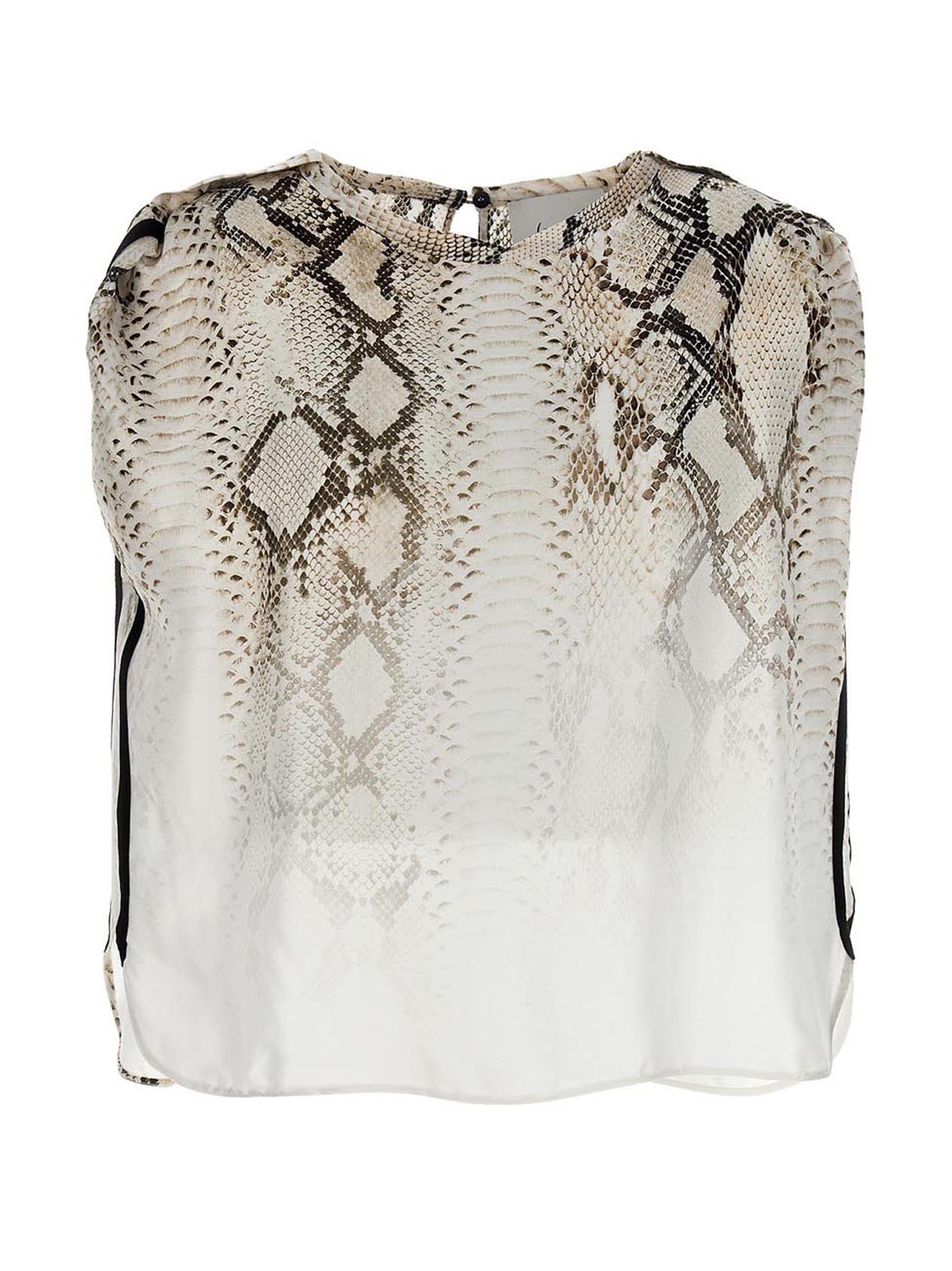 Multicolor Viscose Blouse