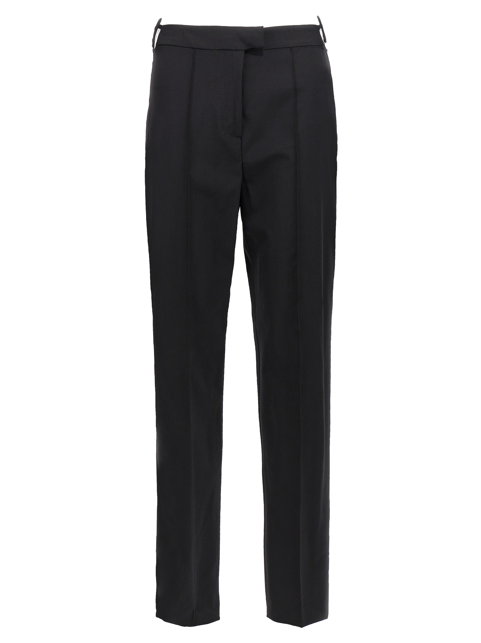 Black Virgin Wool Pants