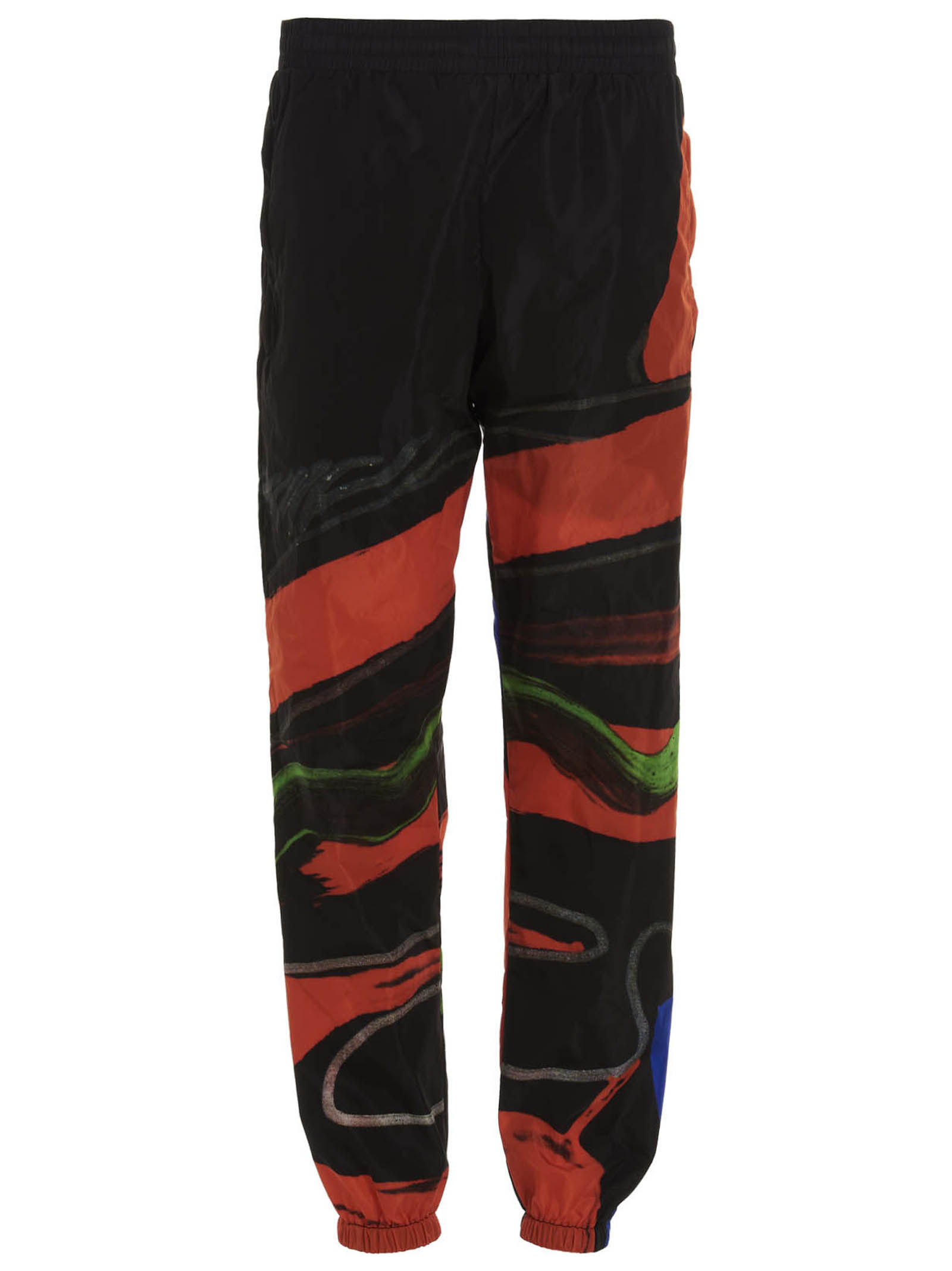 Black Polyamide Athletic Pants