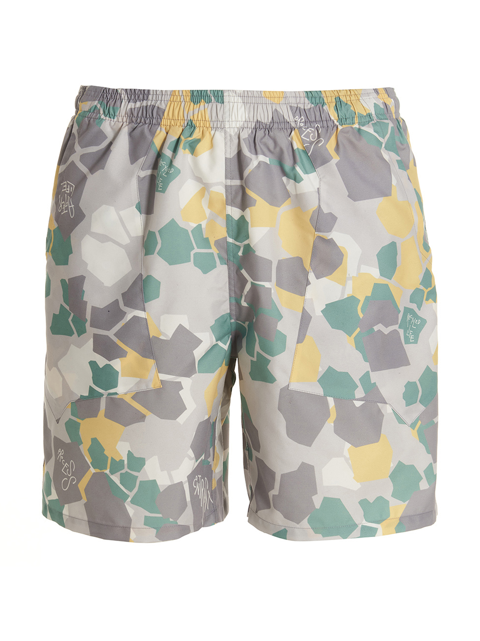 Multicolor Polyethylene Shorts