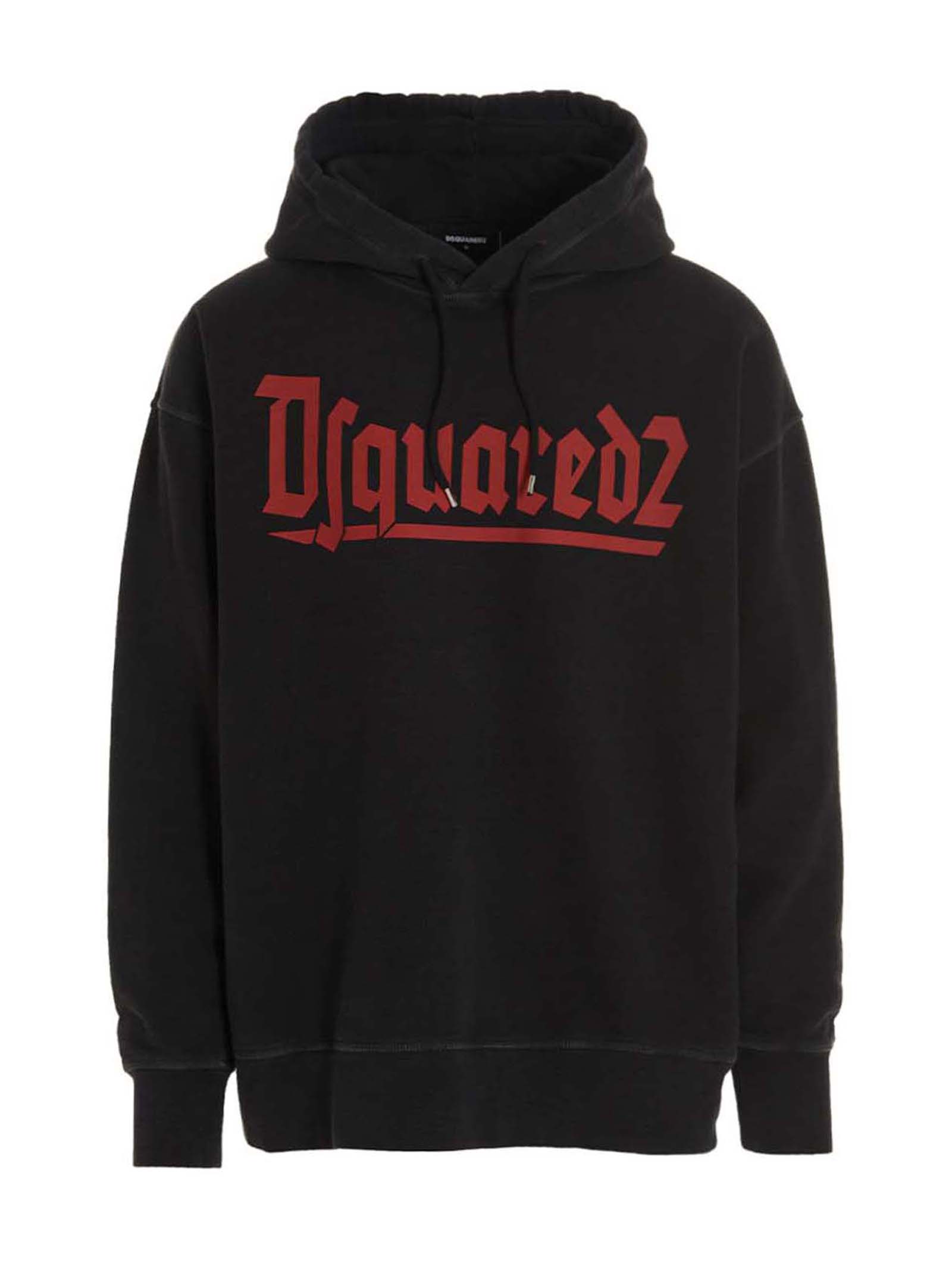 Black Cotton Sweatshirt
