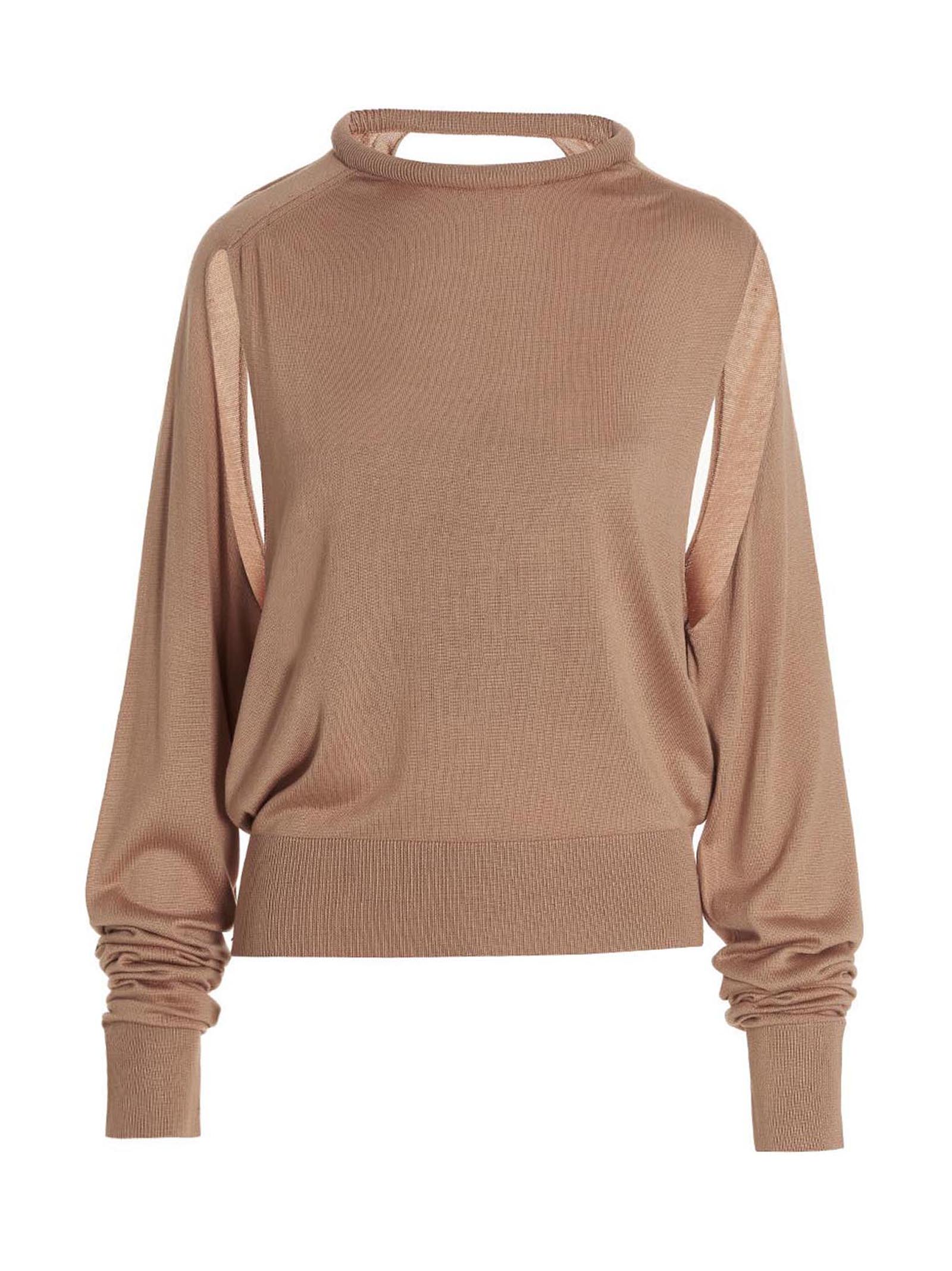 Beige Silk Cardigan