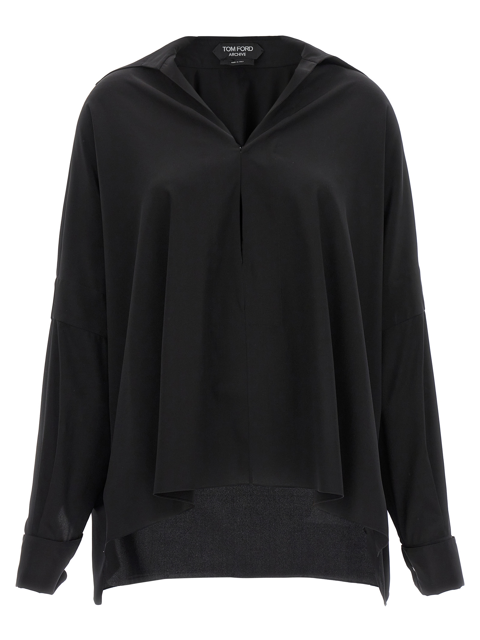Black Silk Blouse