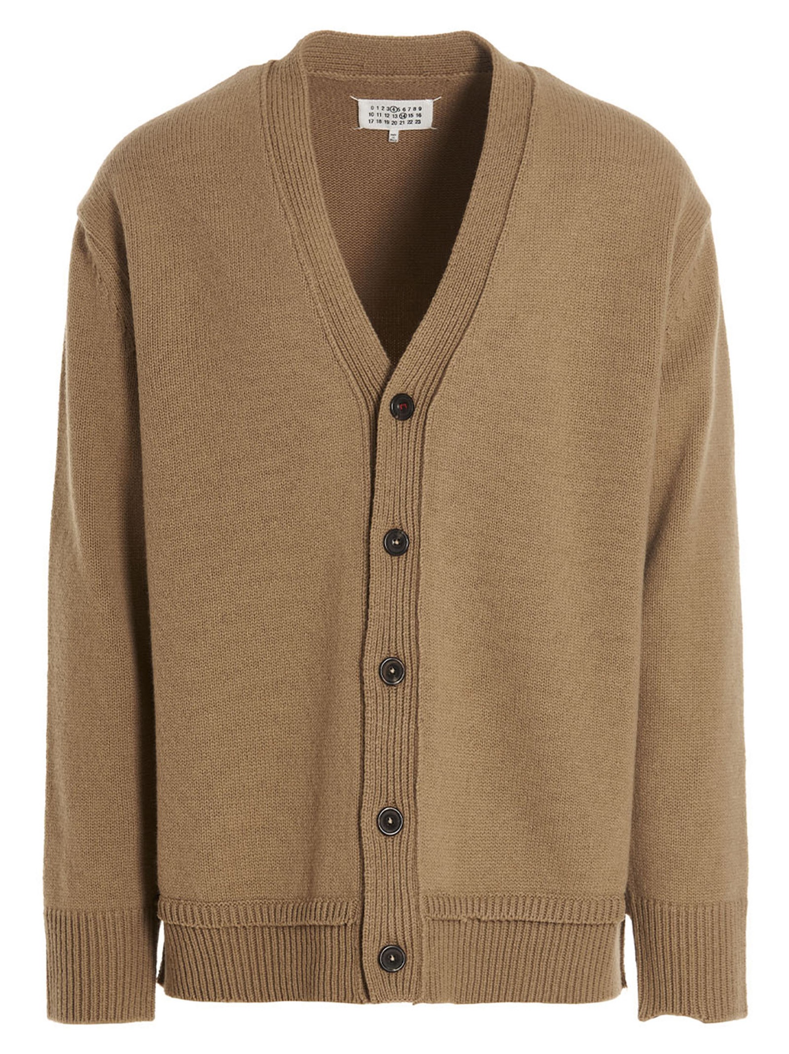 Beige Wool Cardigan