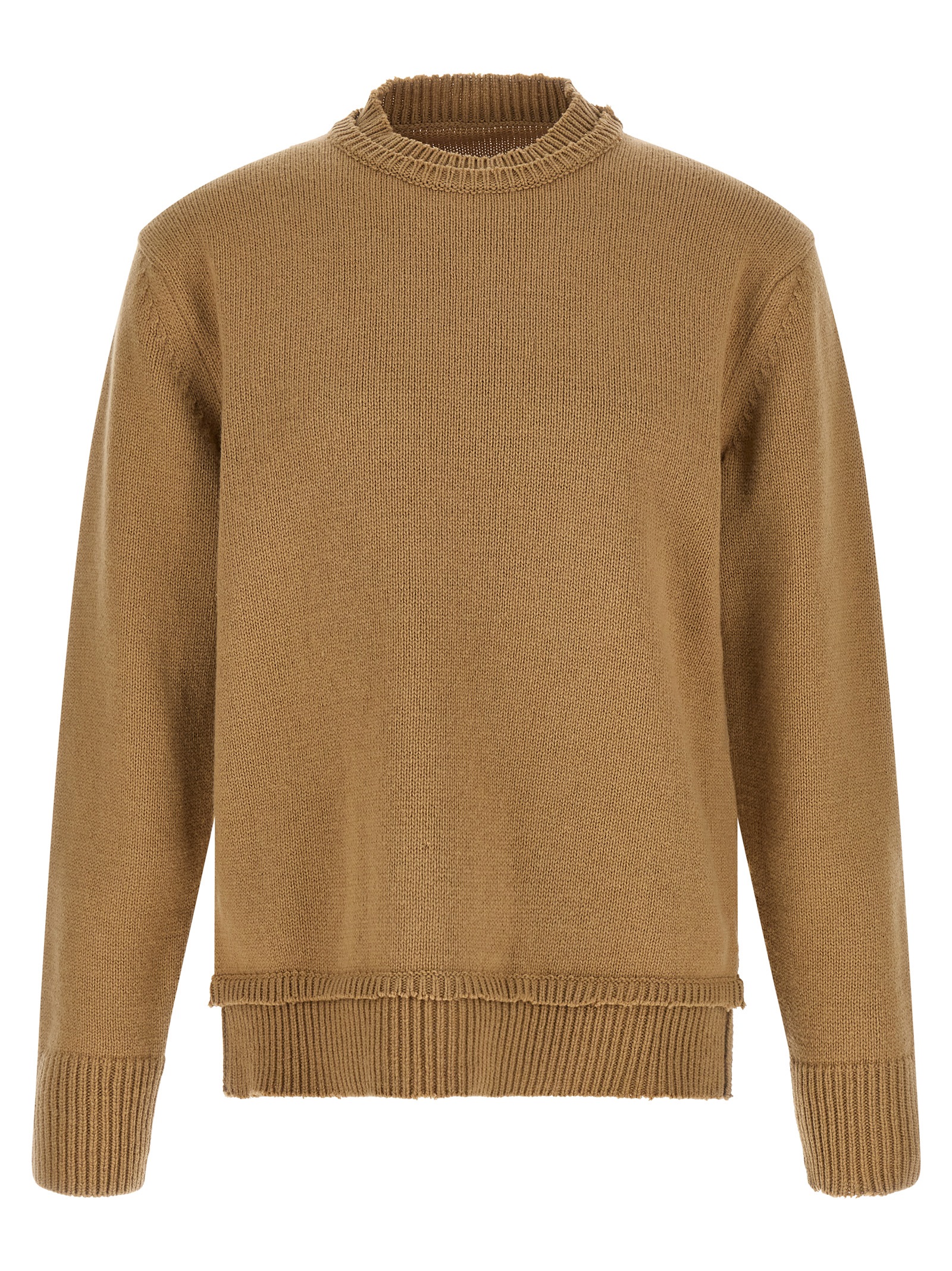 Beige Wool Cardigan
