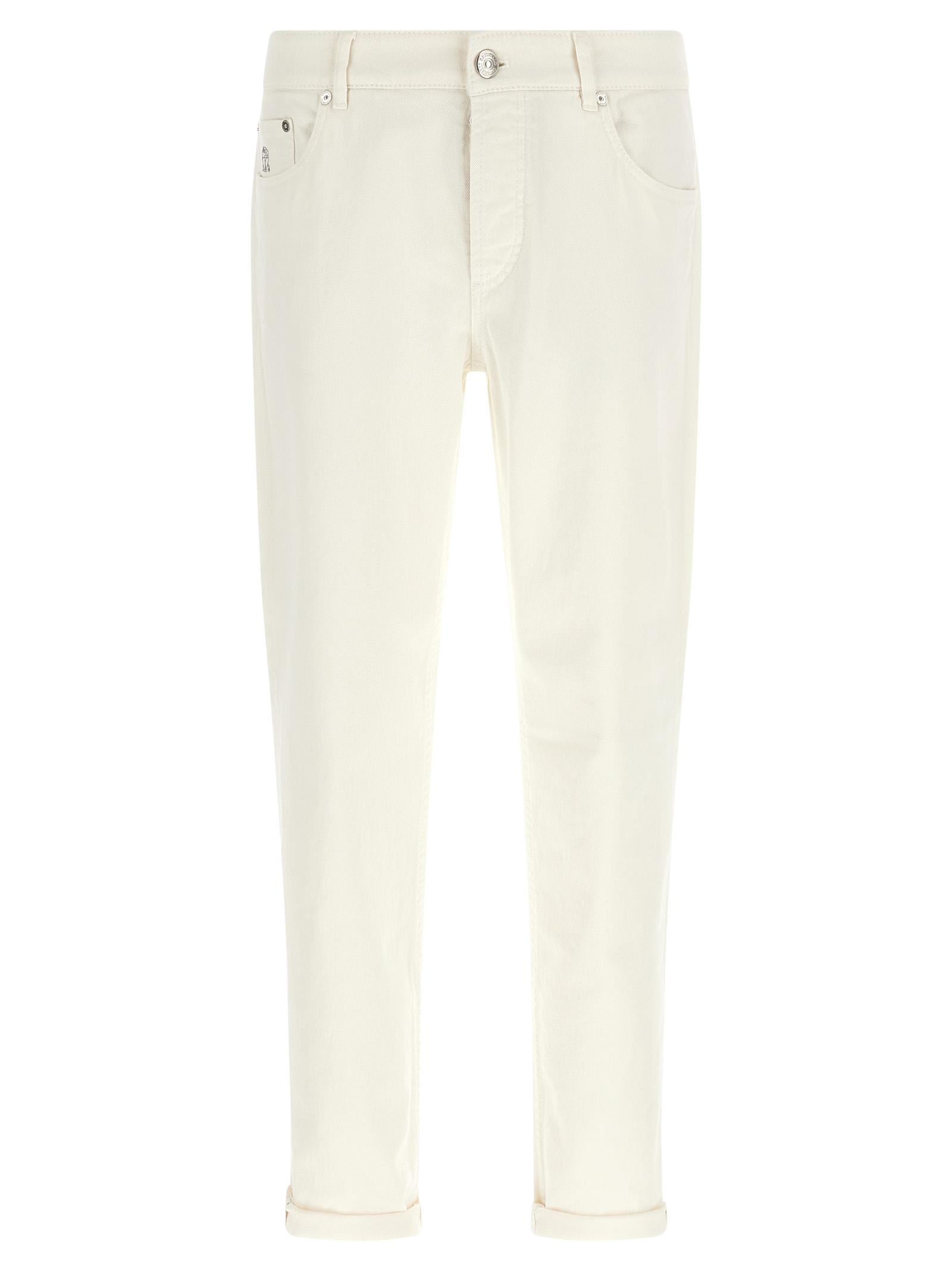 White Cotton Jeans Denim