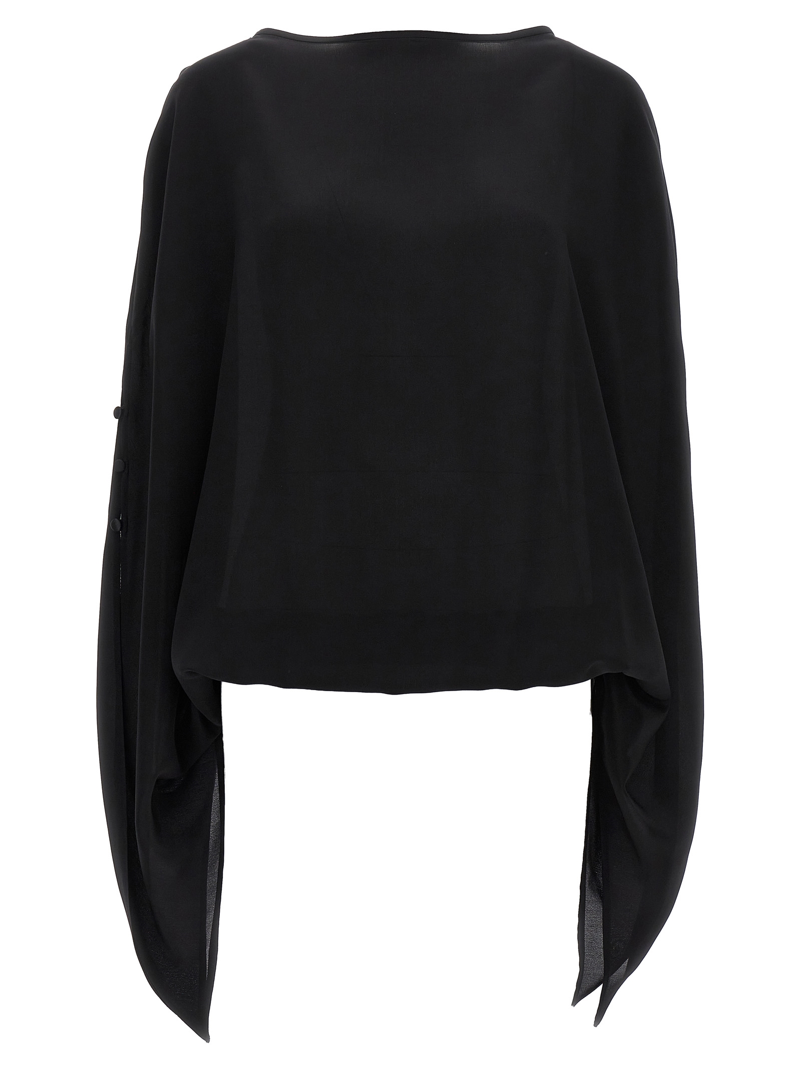 Black Silk Blouse
