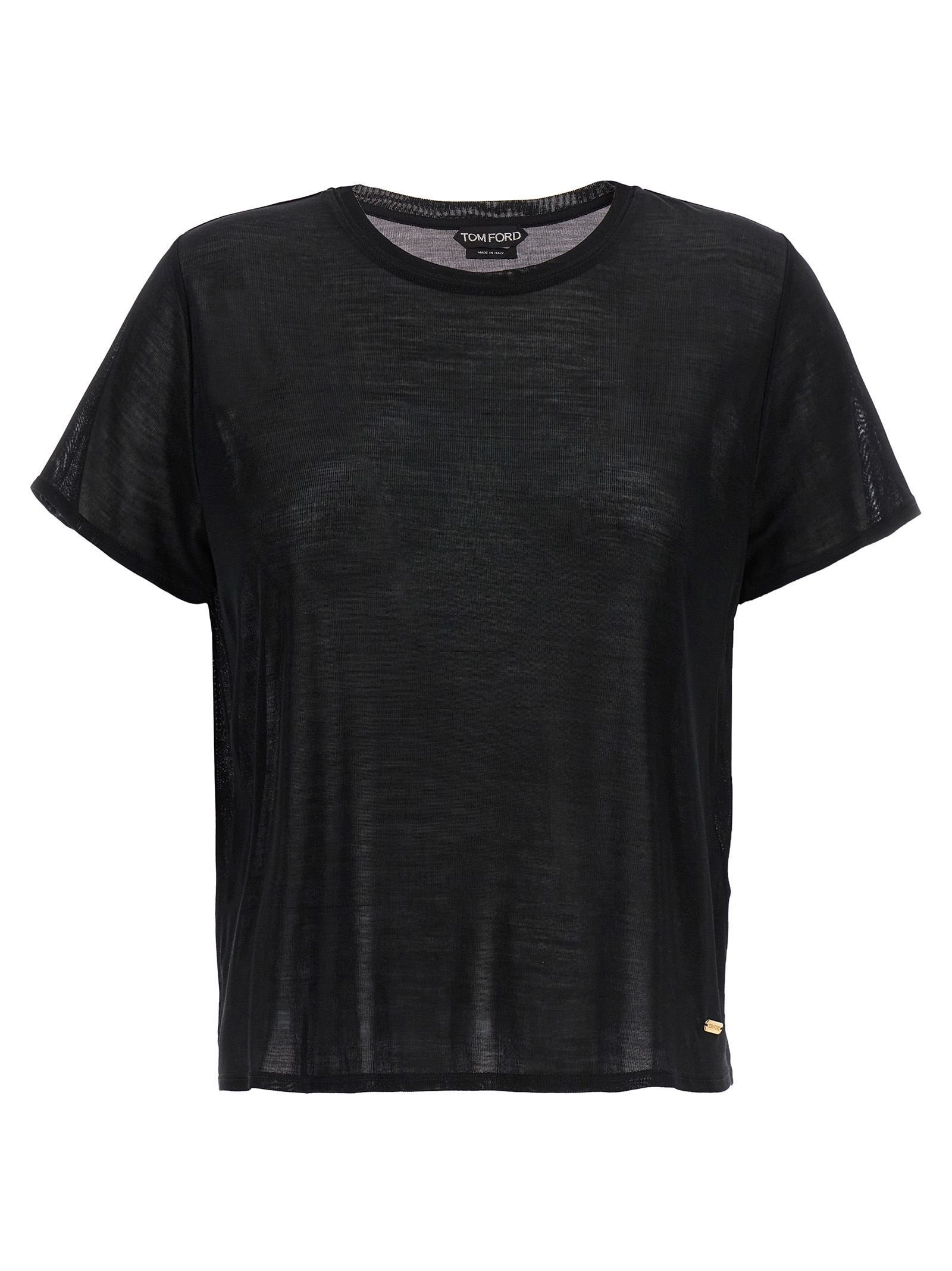 Black Silk T-Shirt