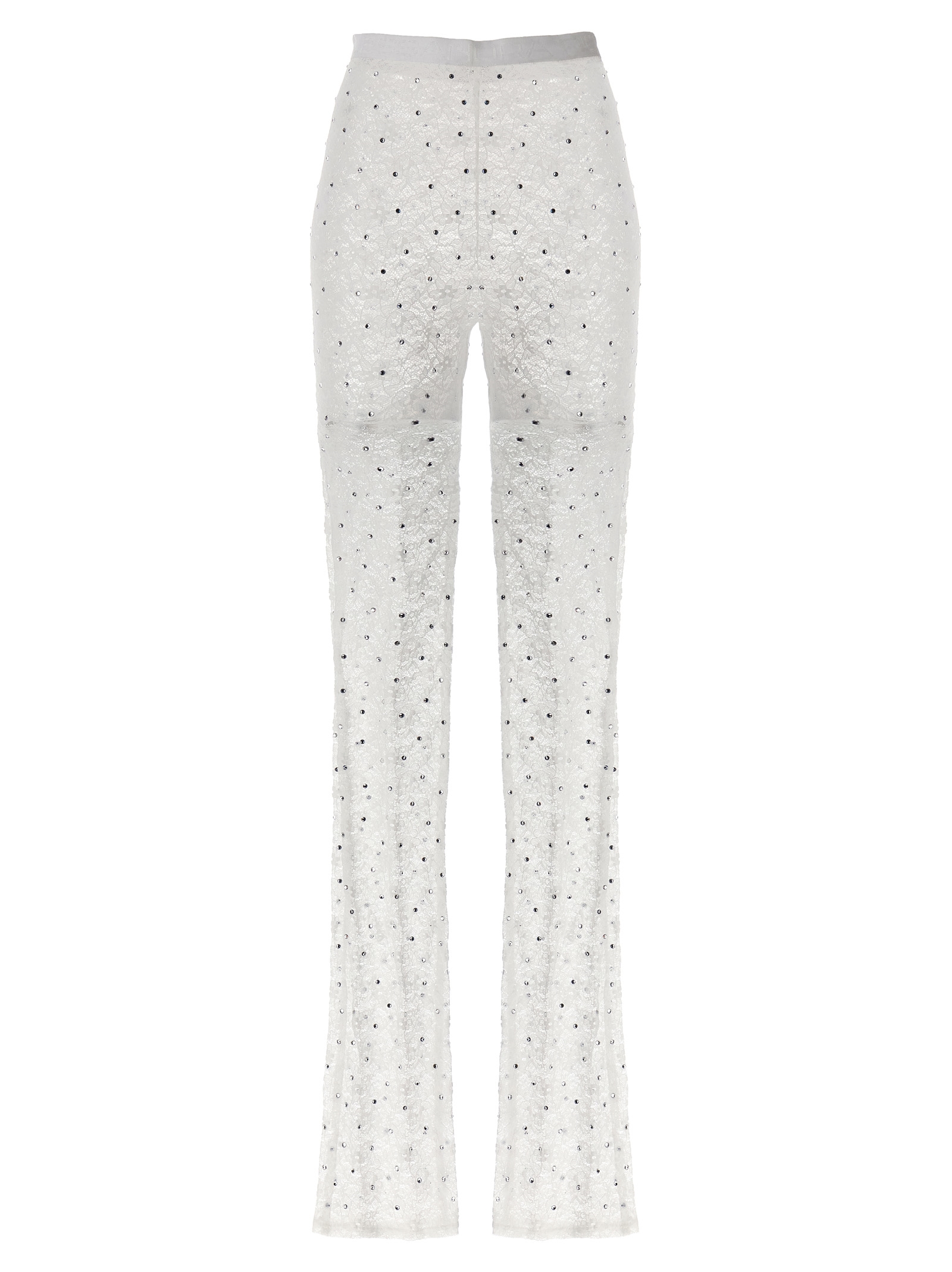 White Polyamide Leggings