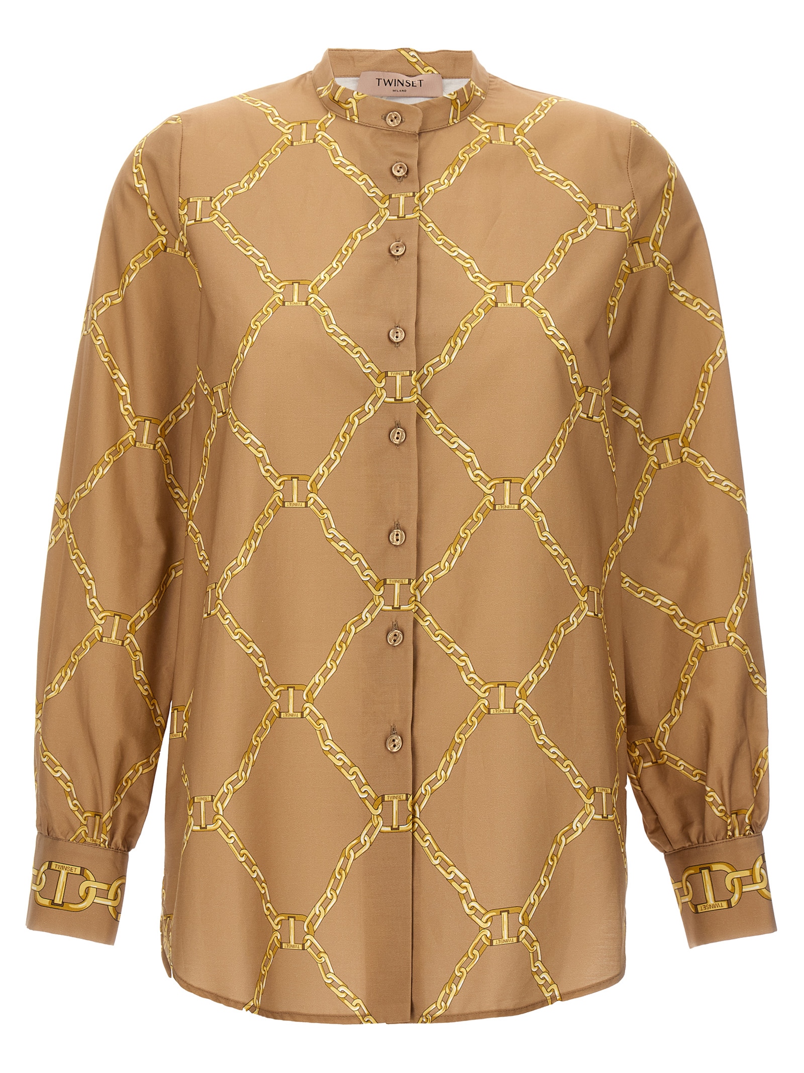 Beige Cotton Blouse