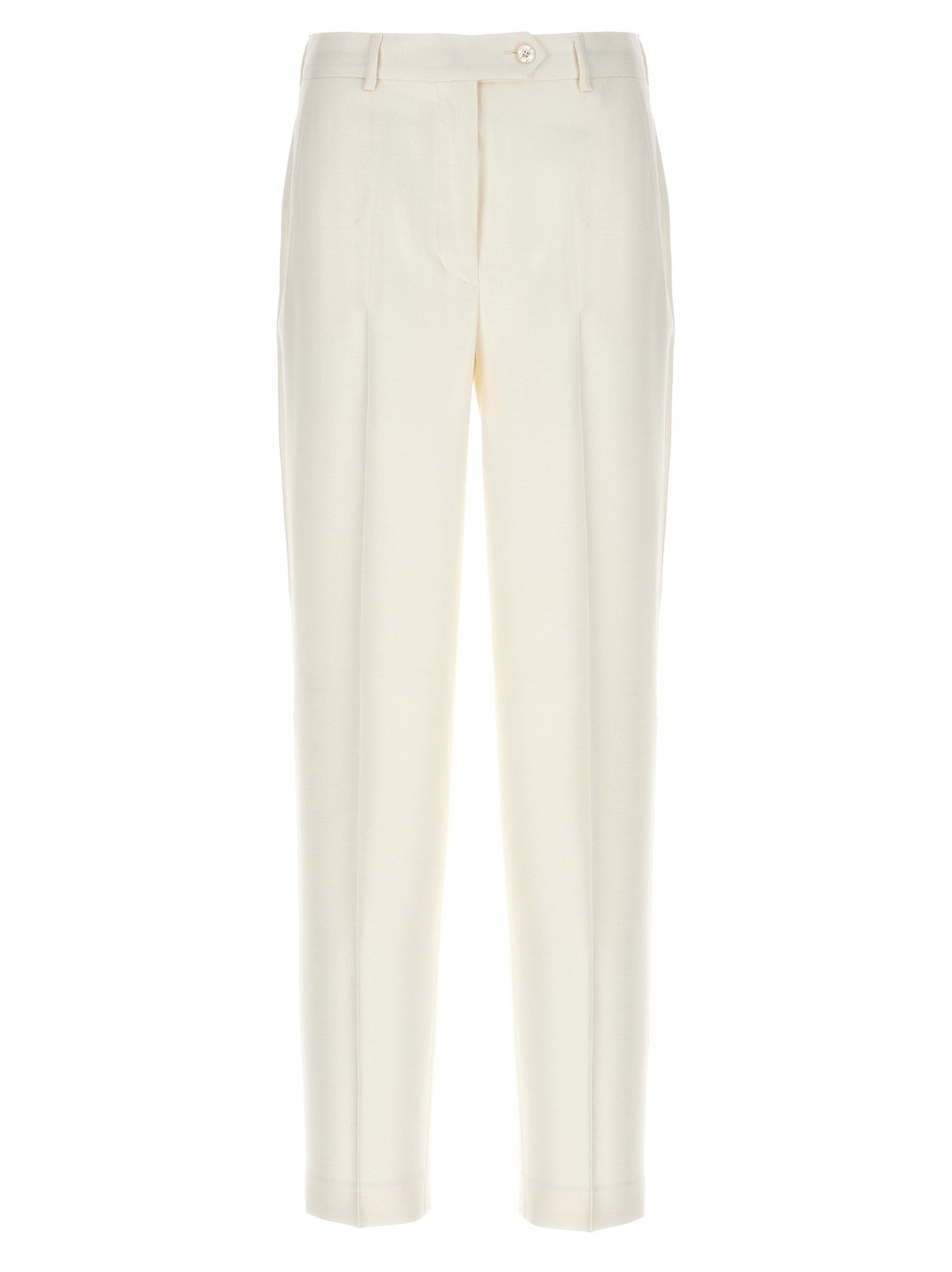 White Viscose Pants