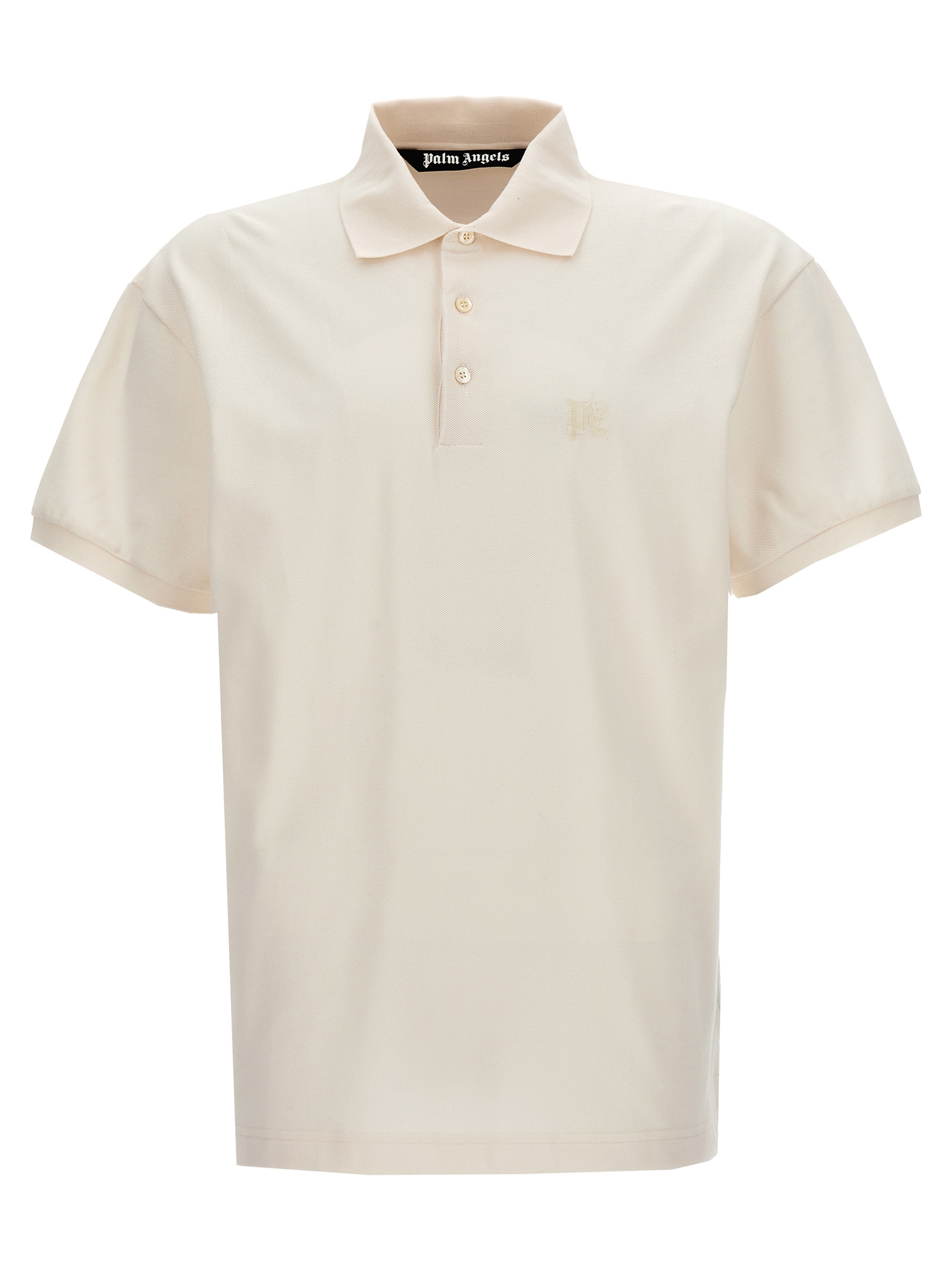 White Polyester Polo Shirt