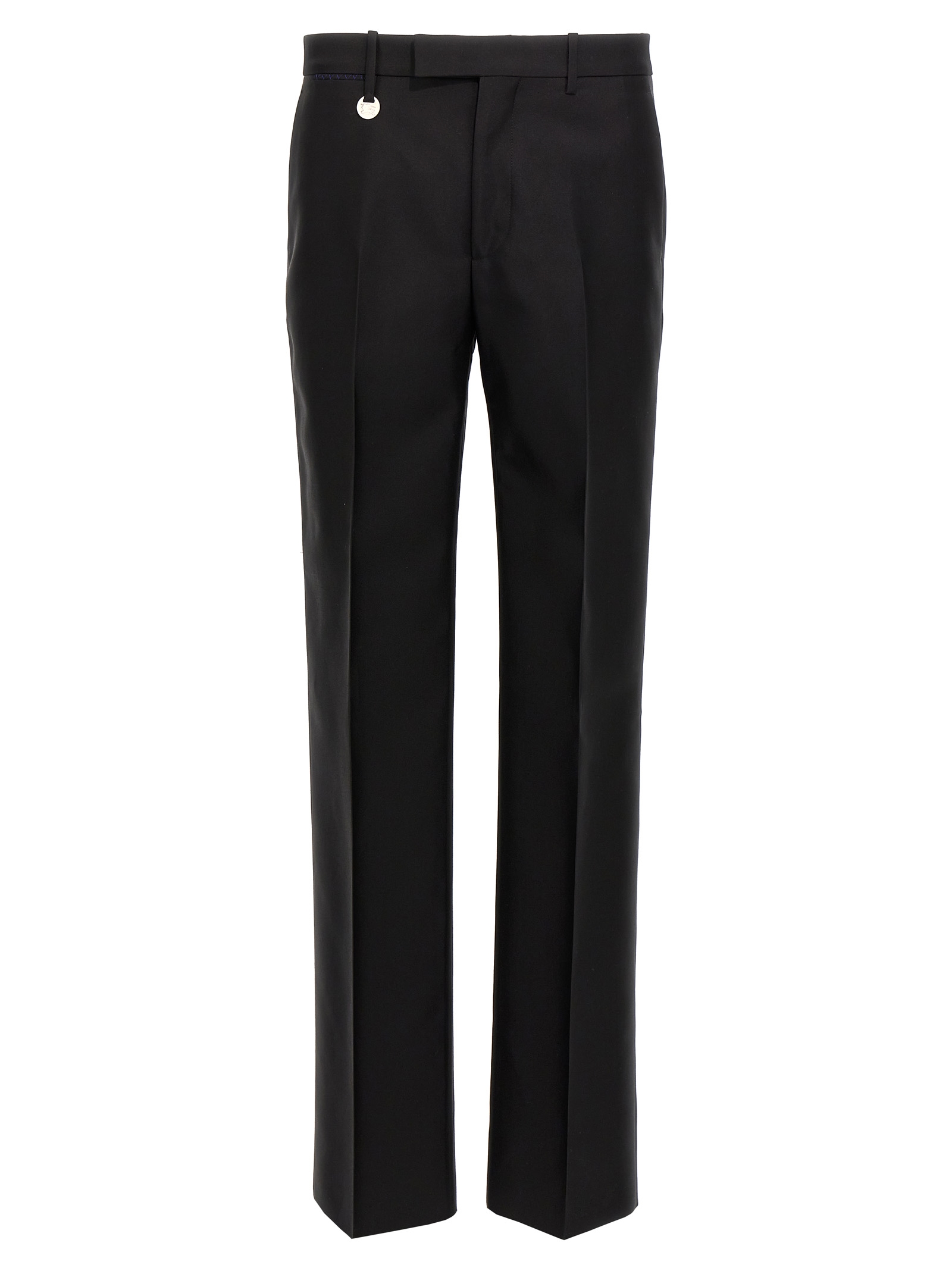 Black Virgin Wool Dress Pants