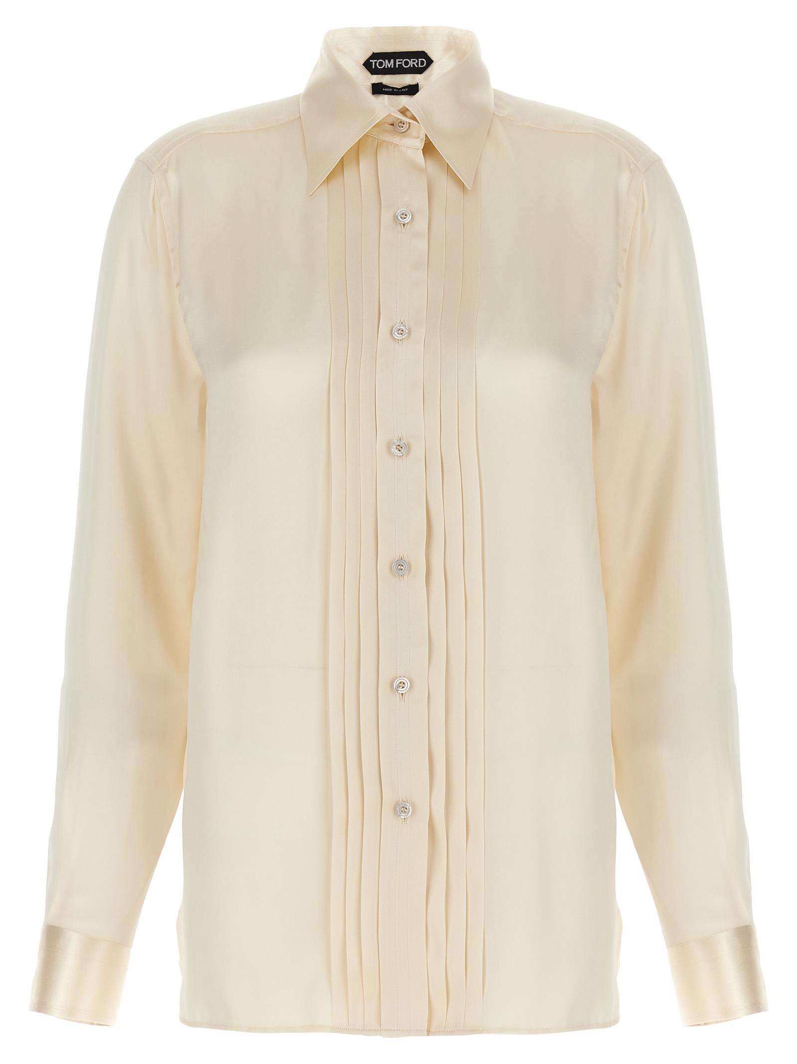 White Silk Blouse