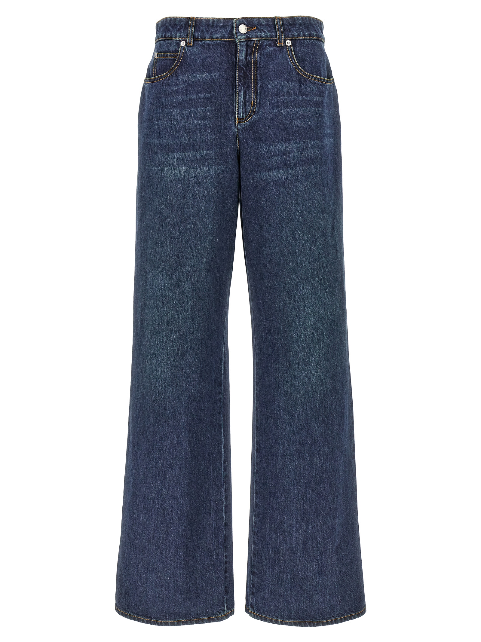 Blue Cotton Jeans Denim