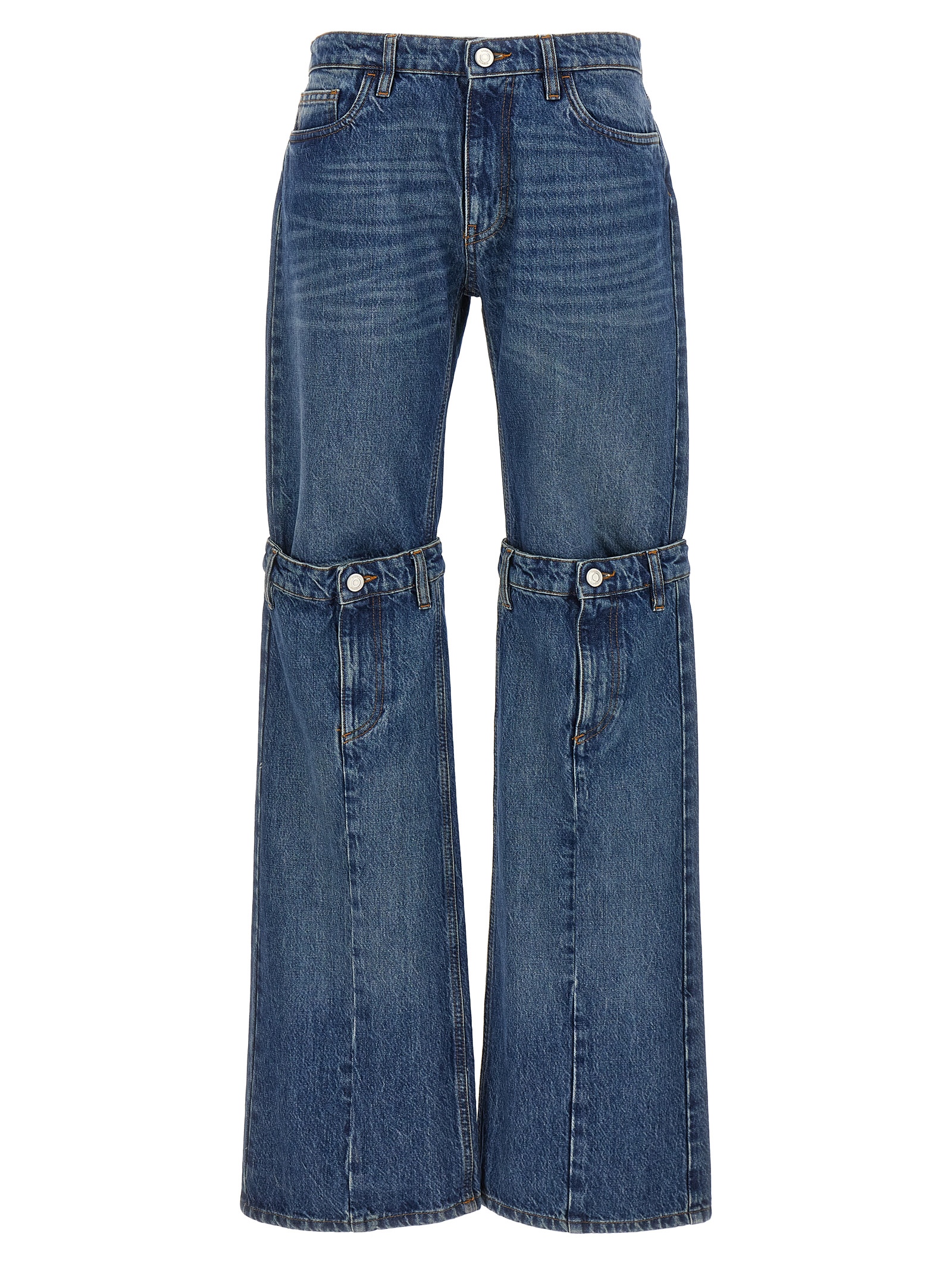 Blue Cotton Jeans Denim