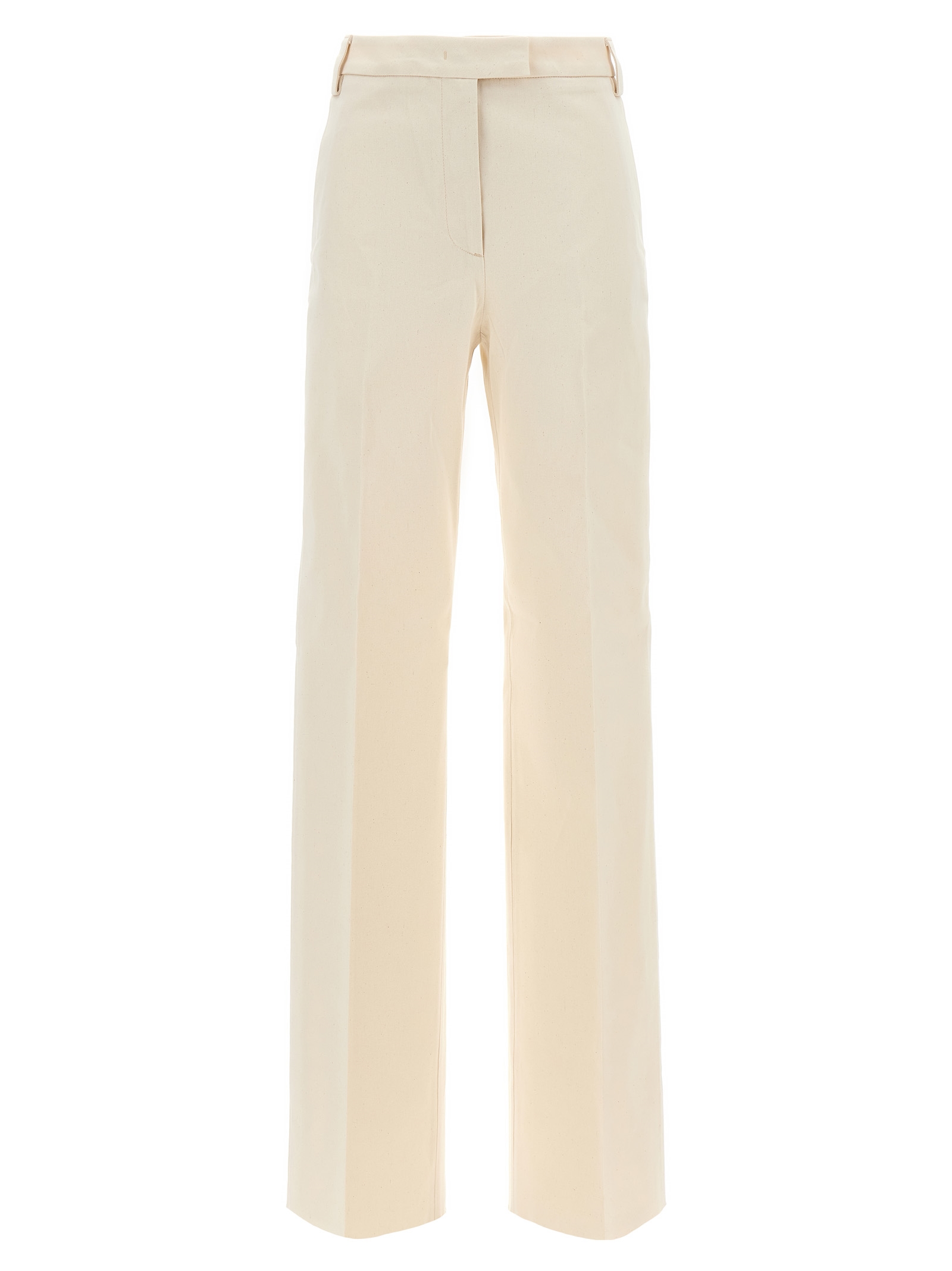 Beige Cotton Pants