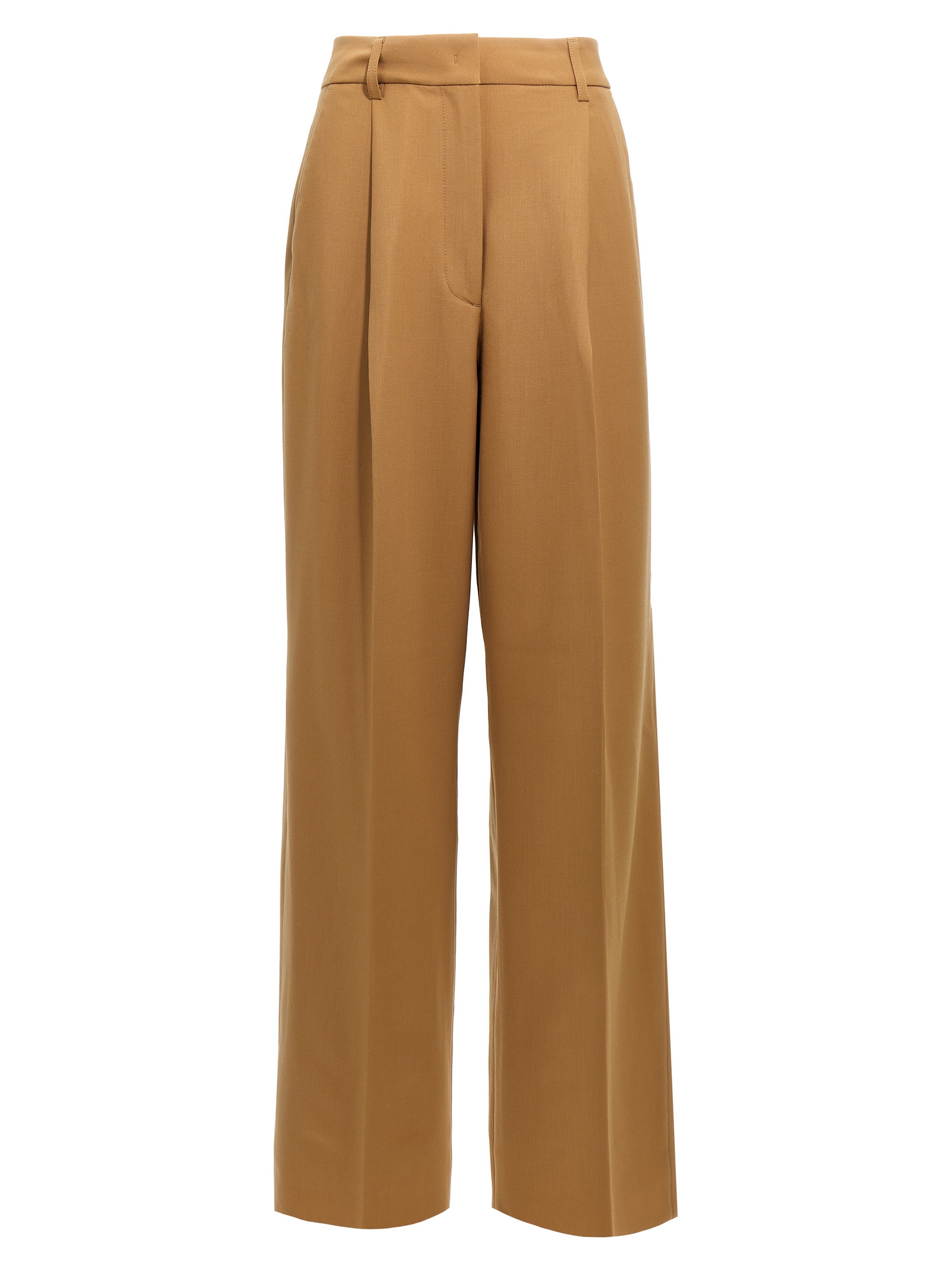 Brown Polyester Pants