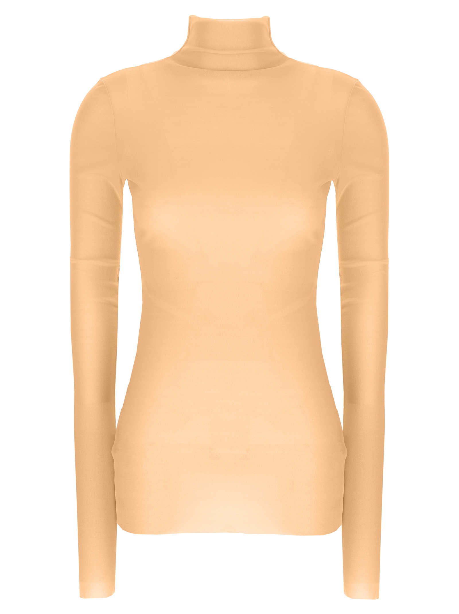 Multicolor Silk Turtleneck