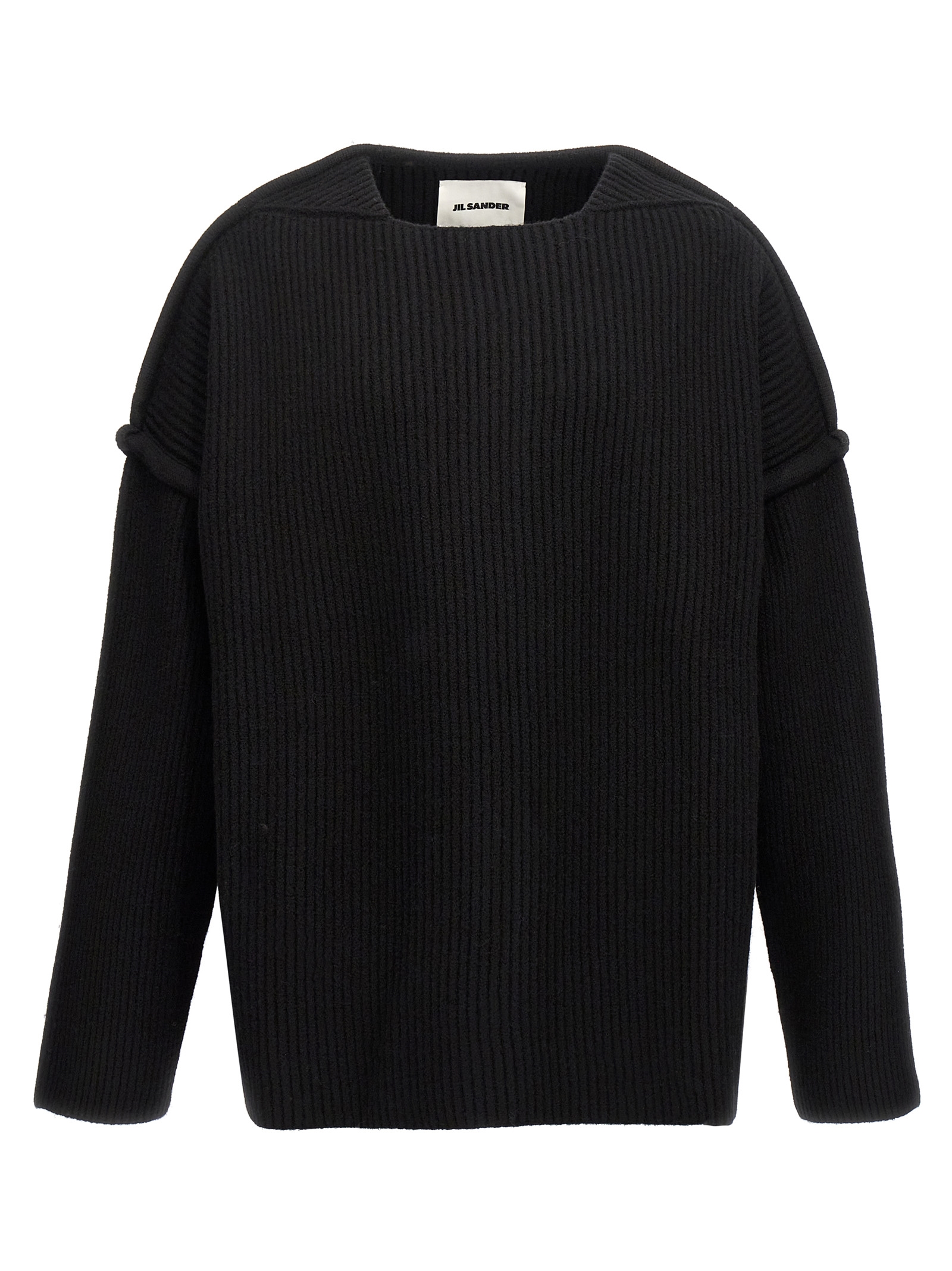 Black Wool Cardigan