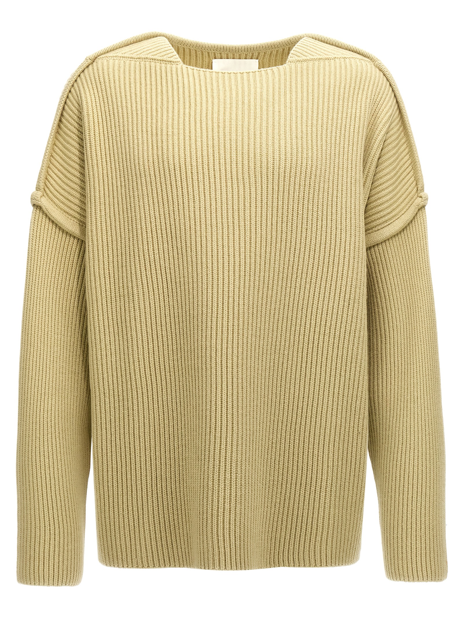 Bicolor Wool Cardigan