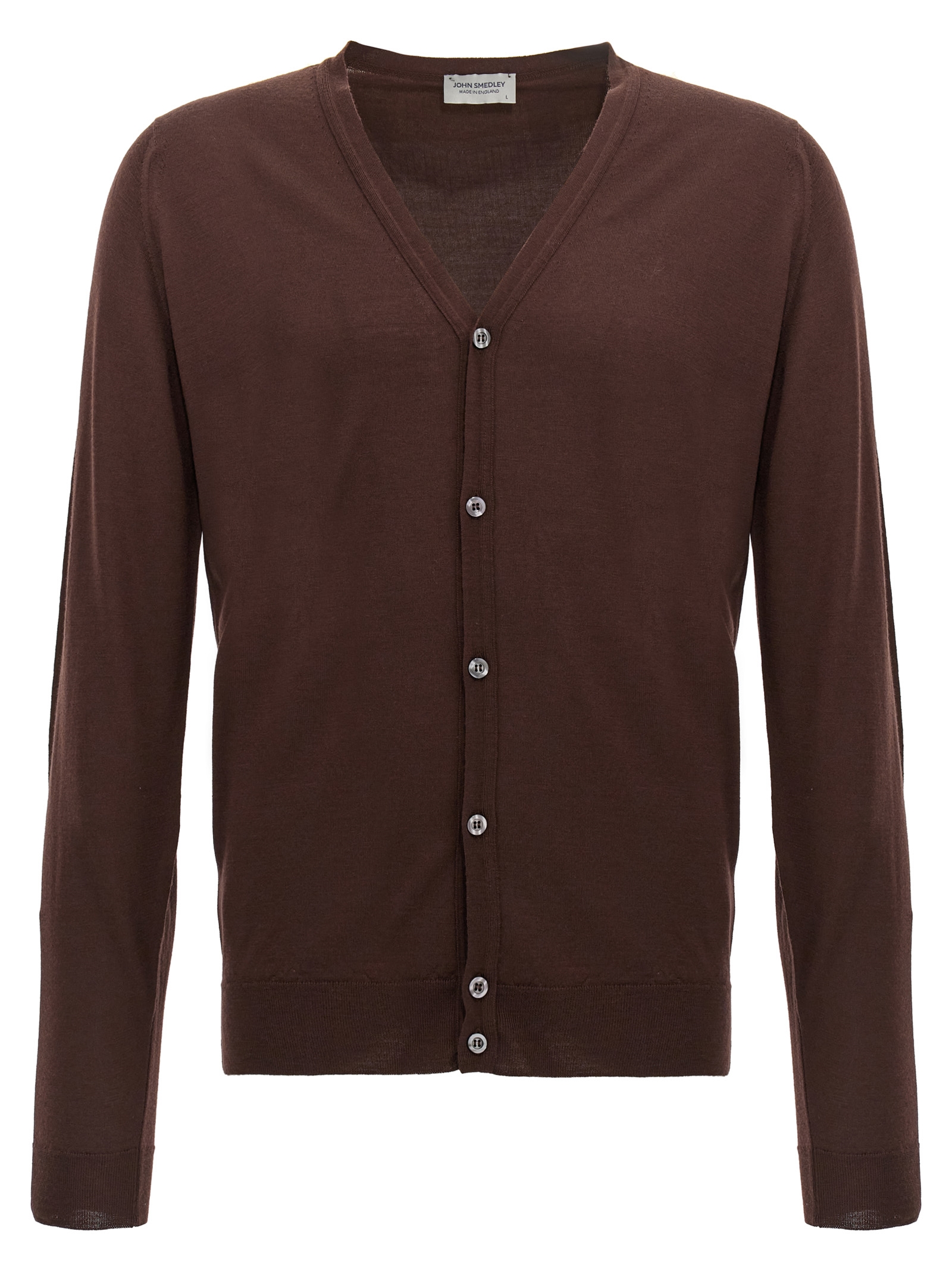 Brown Wool Cardigan