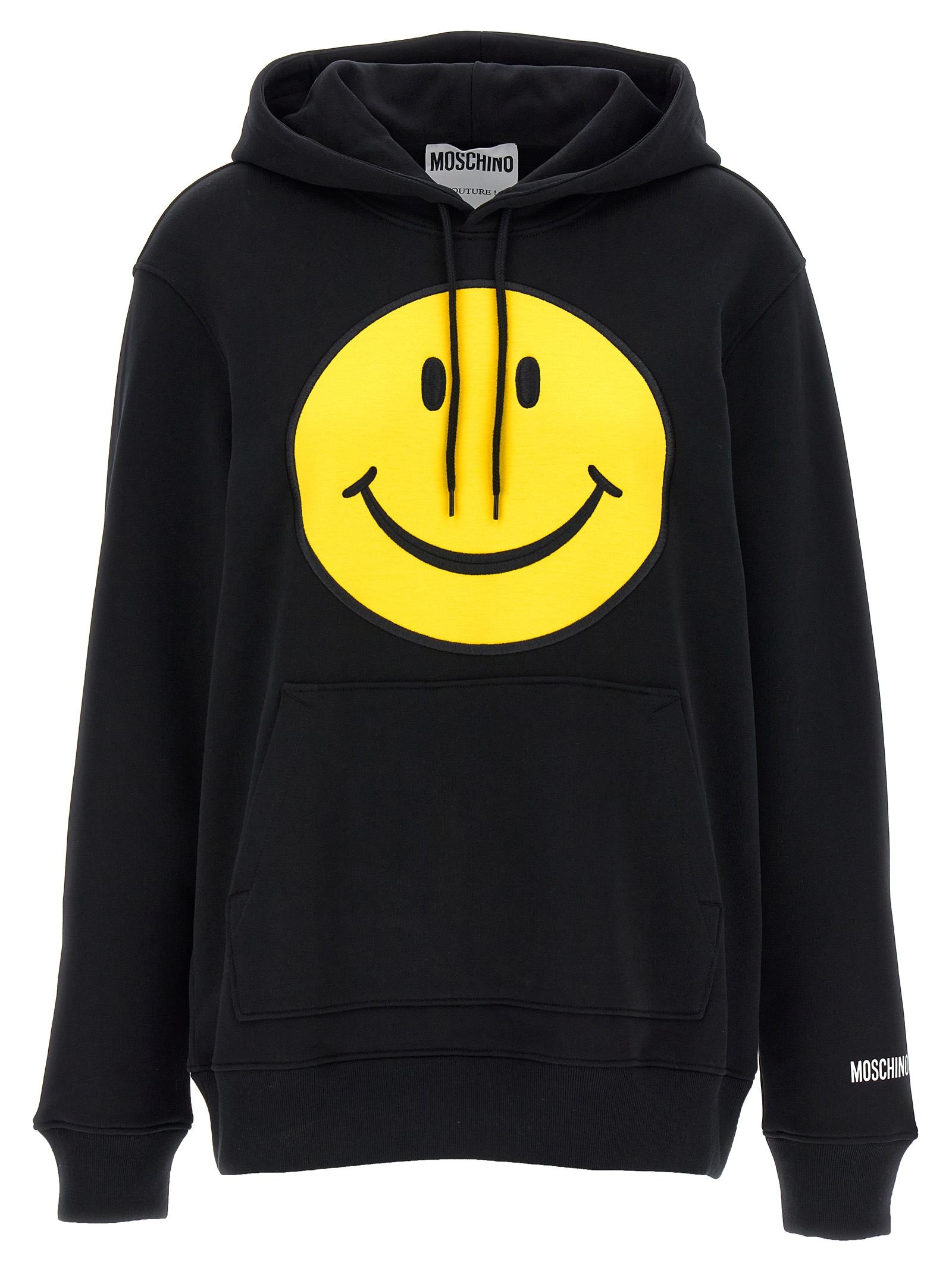 Black Cotton Hoodie
