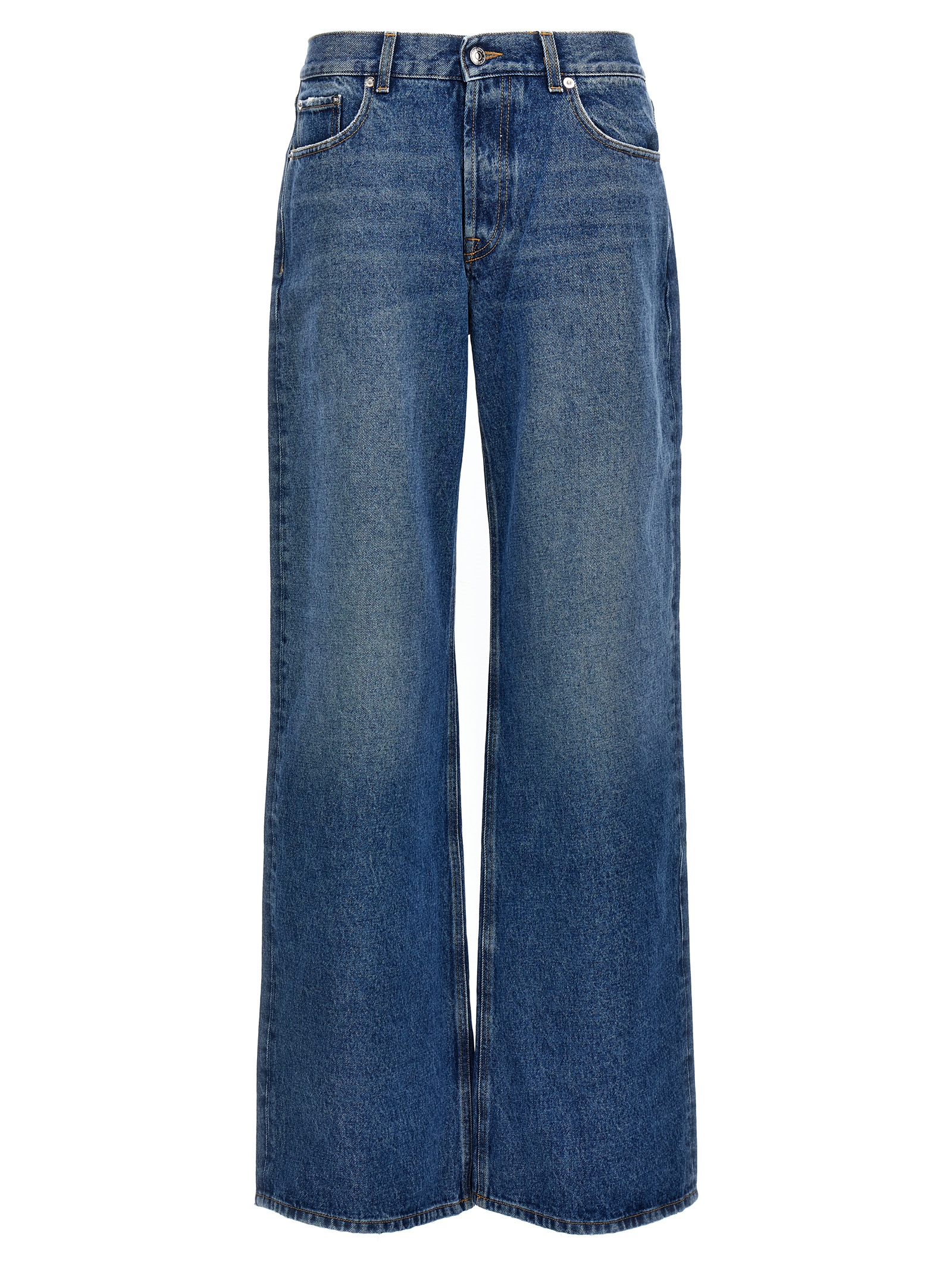 Blue Cotton Jeans Denim