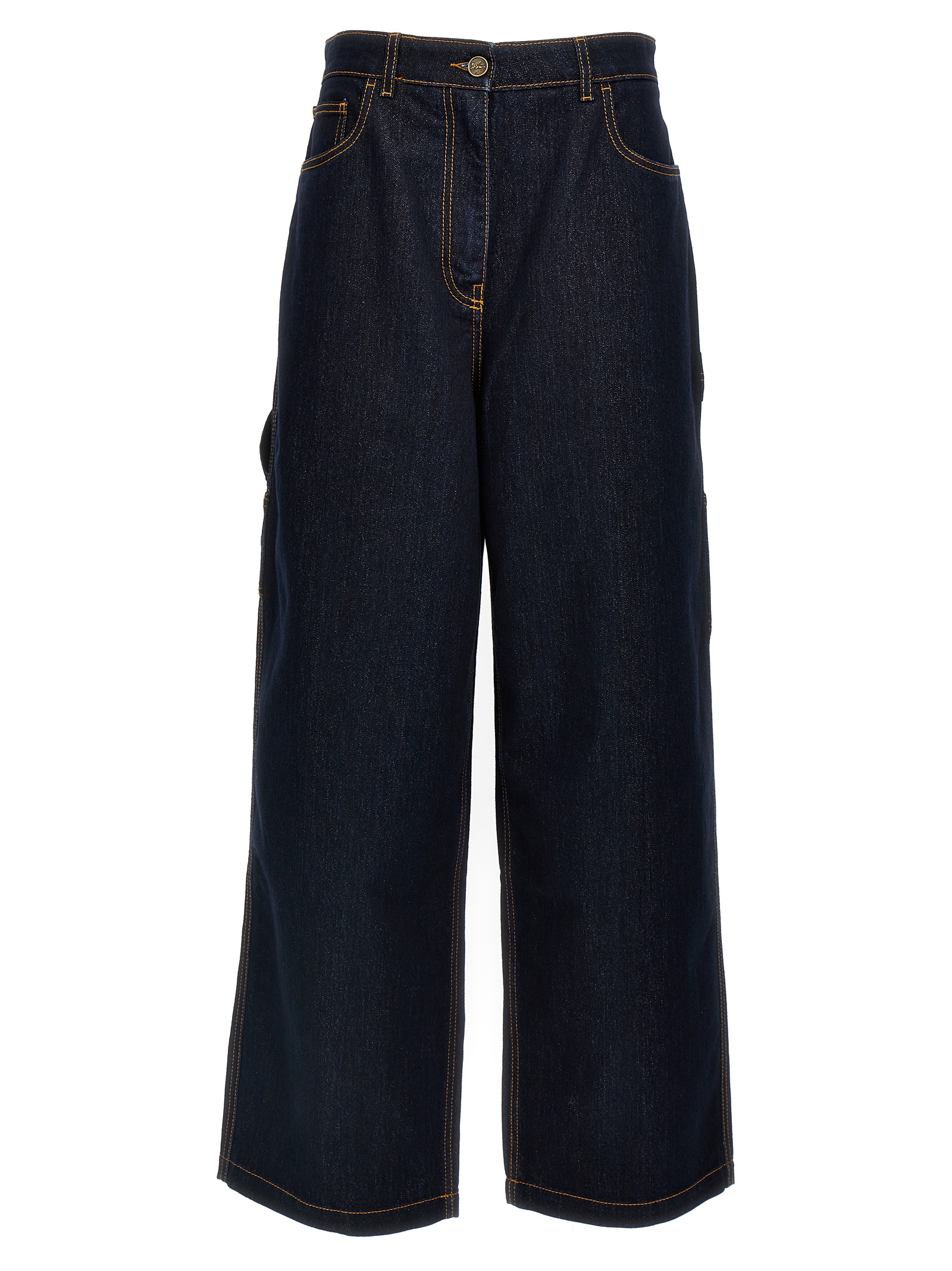 Blue Cotton Jeans Denim