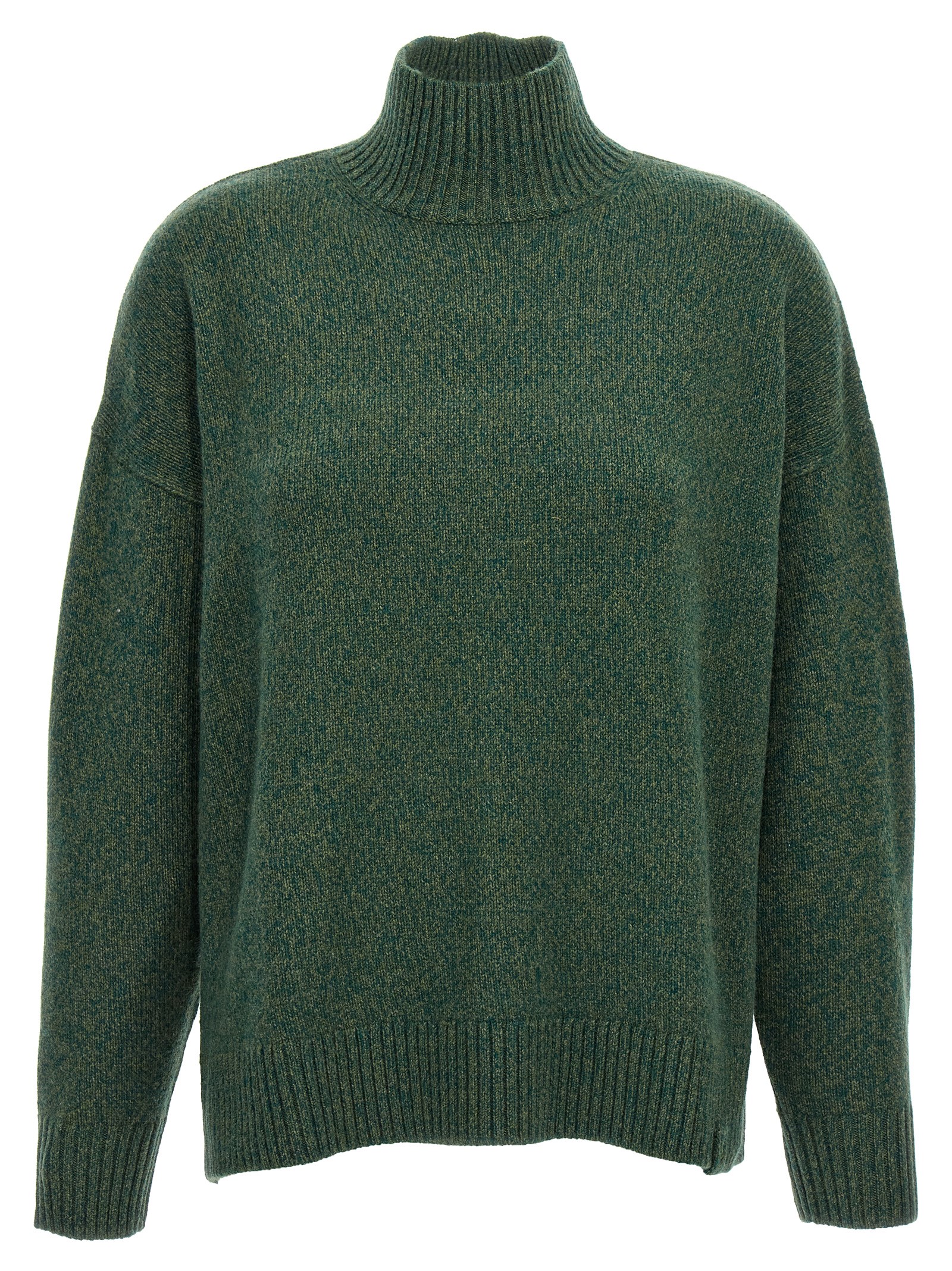 Bicolor Wool Cardigan