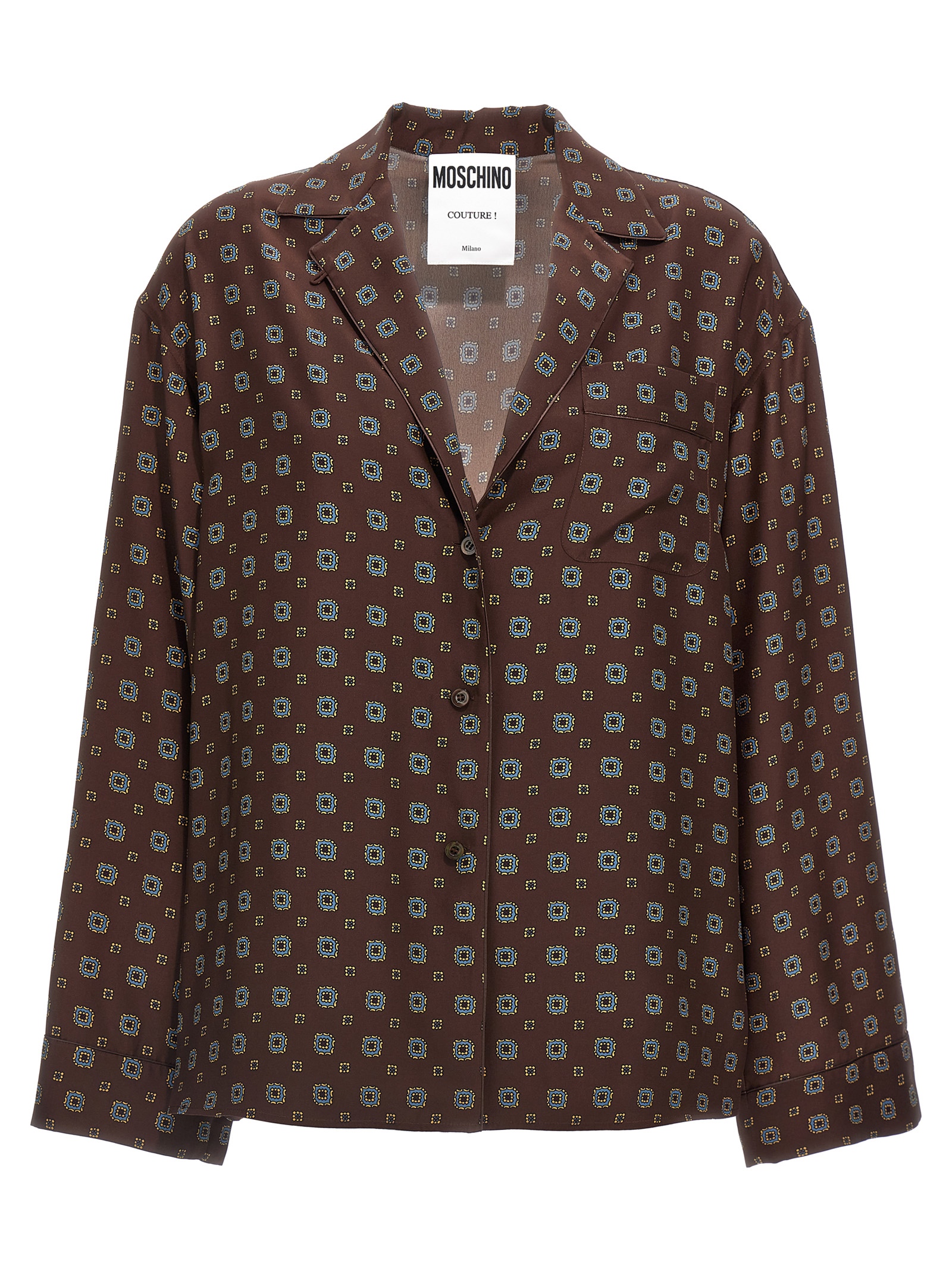 Brown Silk Blouse