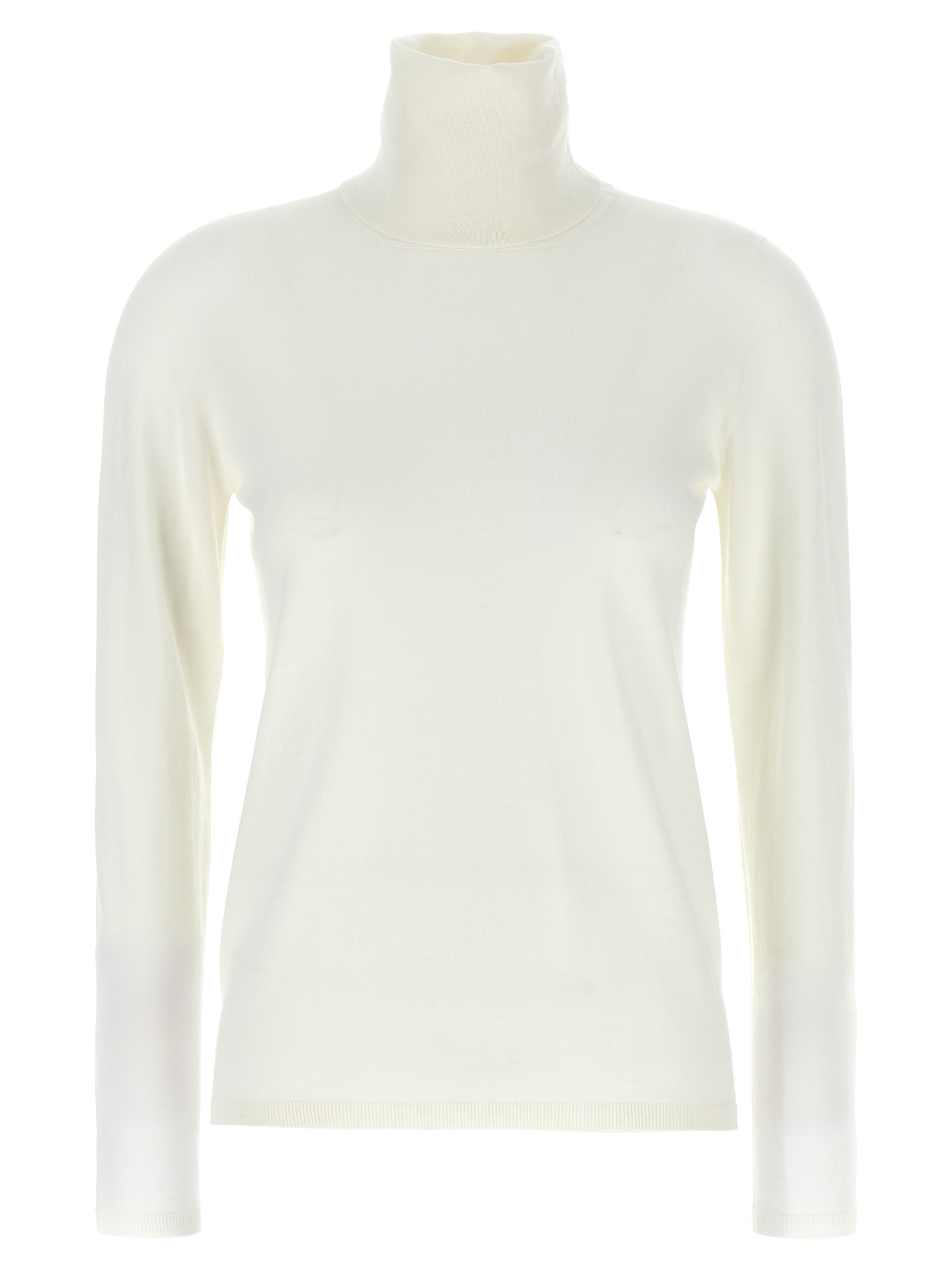 White Virgin Wool Cardigan